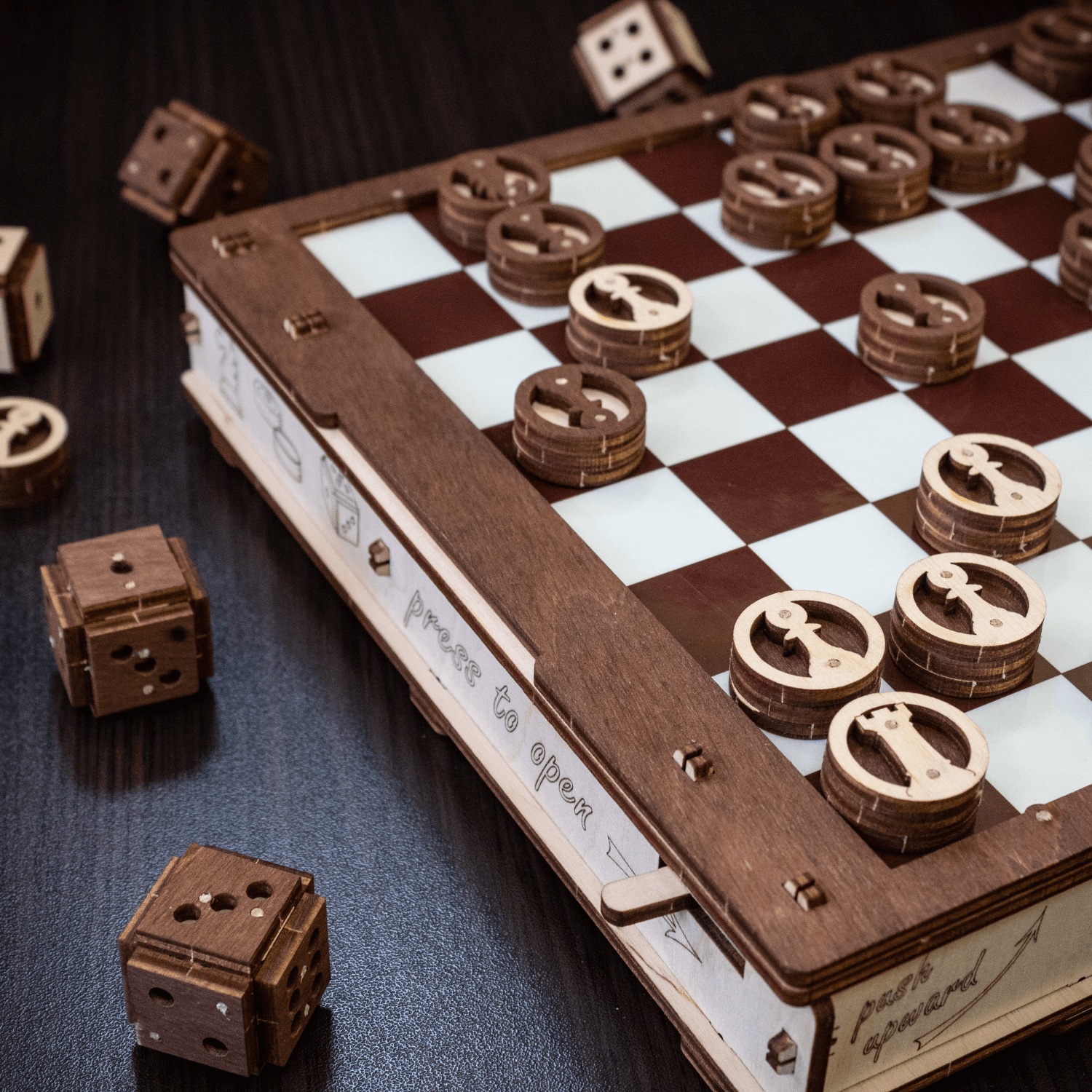 Game set-mechanical wooden puzzle-Eco-Wood-Art--