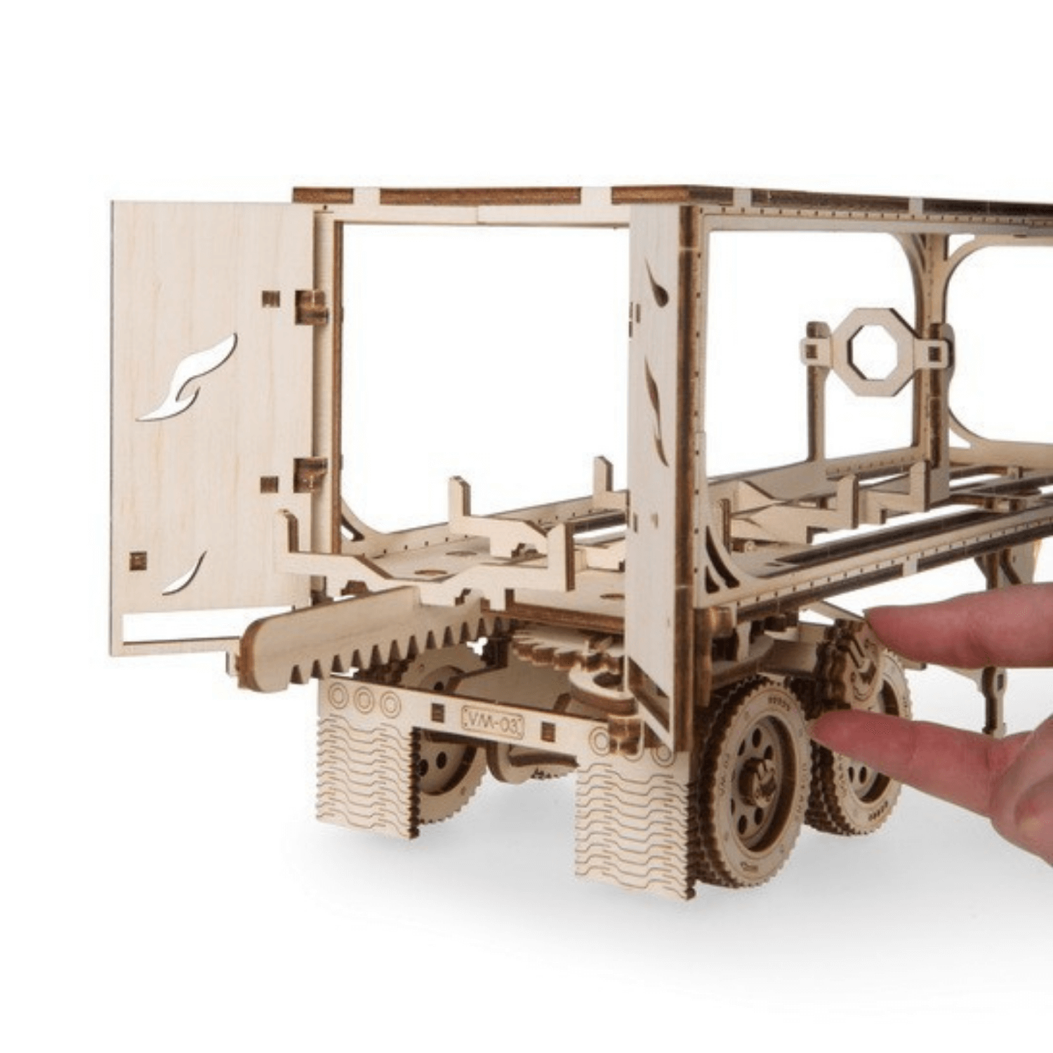 Trailer für "Heavy Boy" Mechanisches Holzpuzzle Ugears