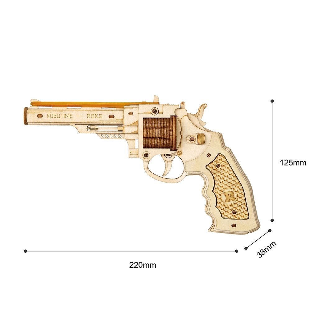 Arme en bois M60 Puzzle mécanique en bois Robotime