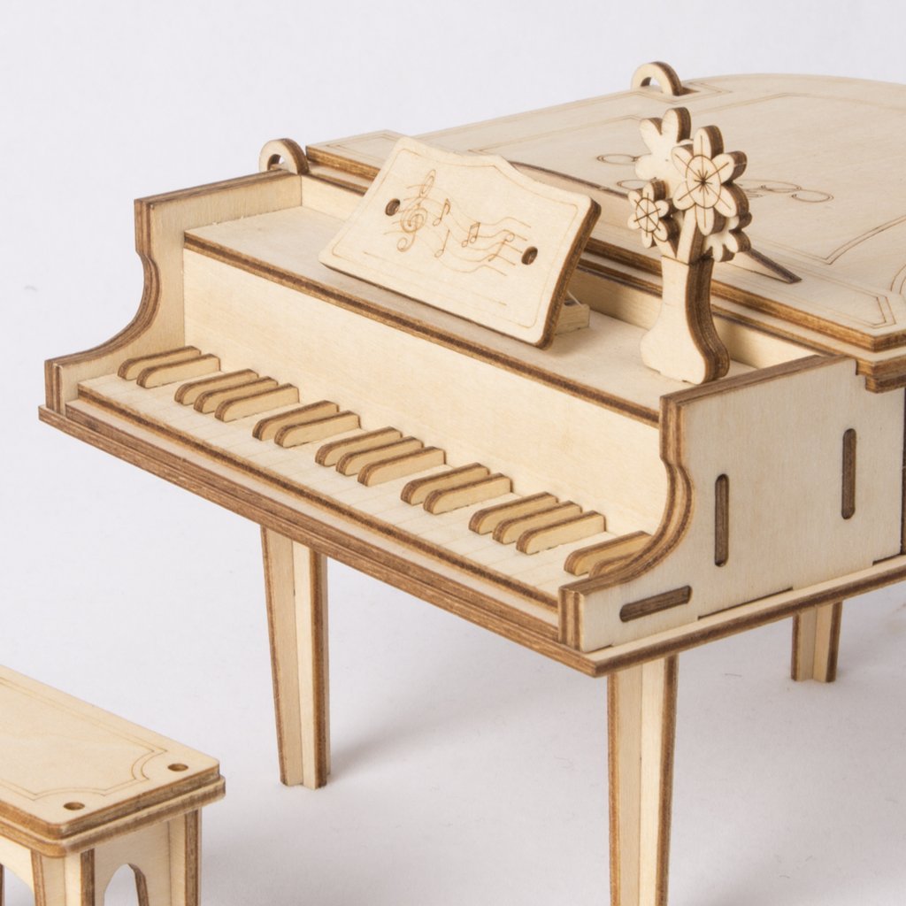 Large Piano Wooden 3D Puzzle 3D Puzzle Robotime