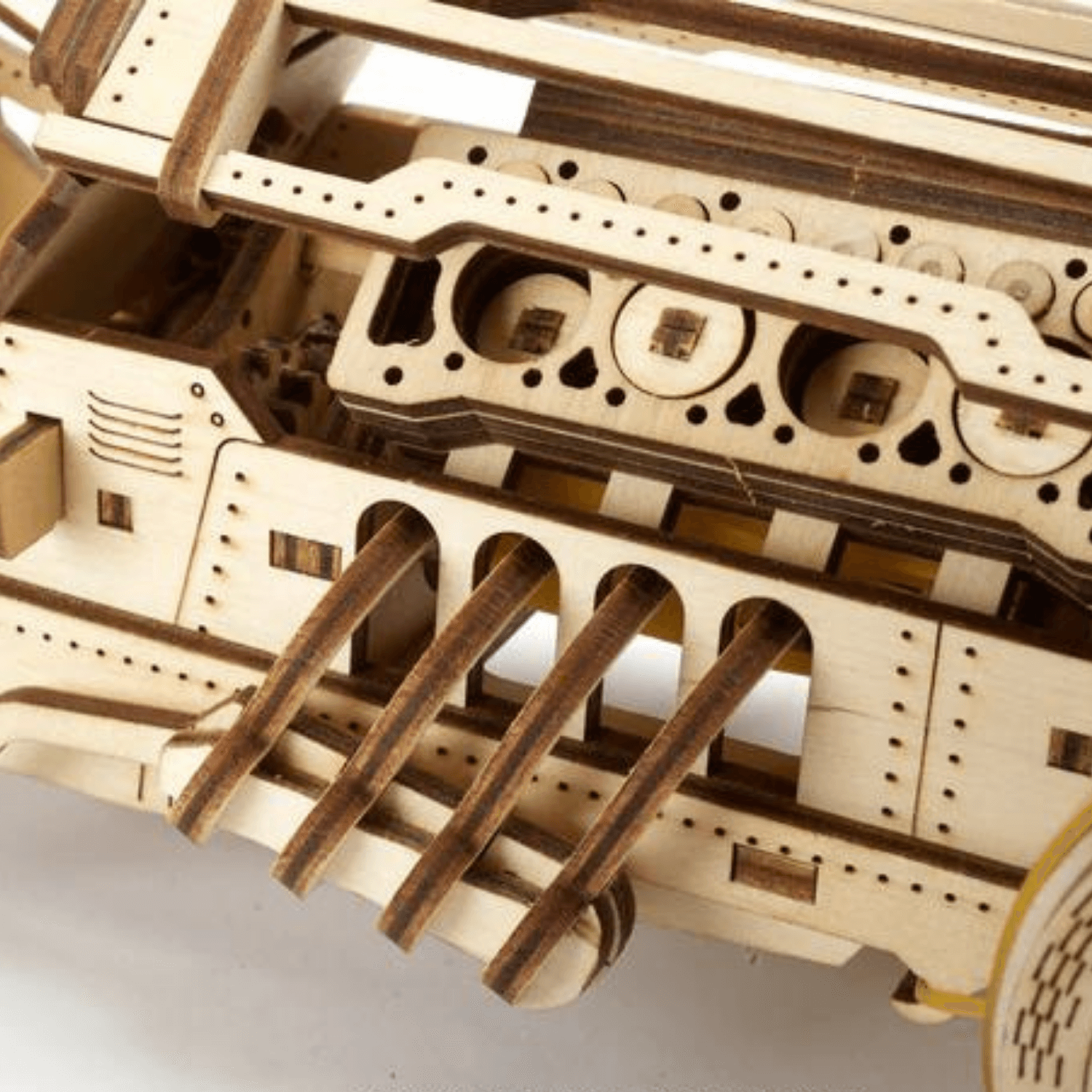 U-9 Grand Prix Car-Mechanical Wooden Puzzle-Ugears--