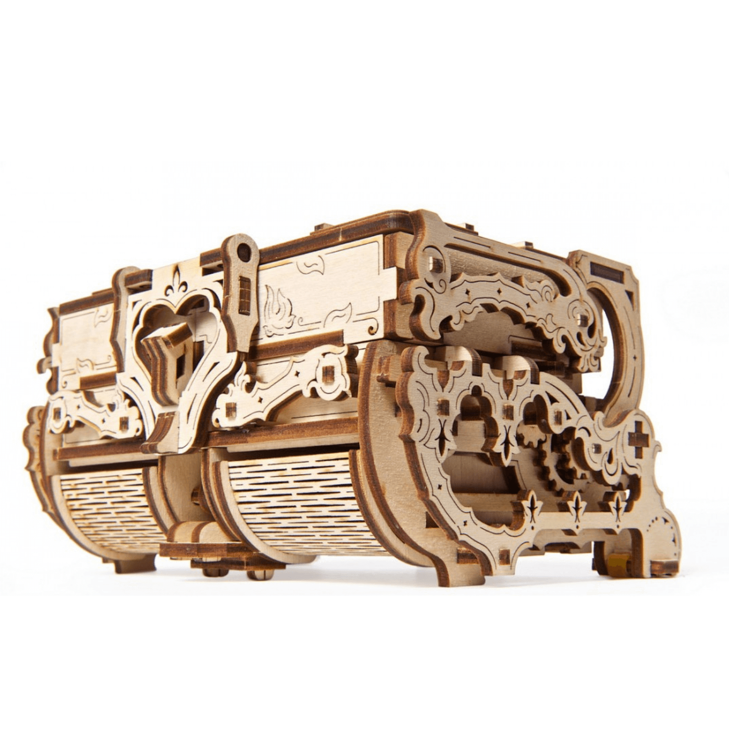 Boîte d'antiquités Puzzle mécanique en bois Ugears