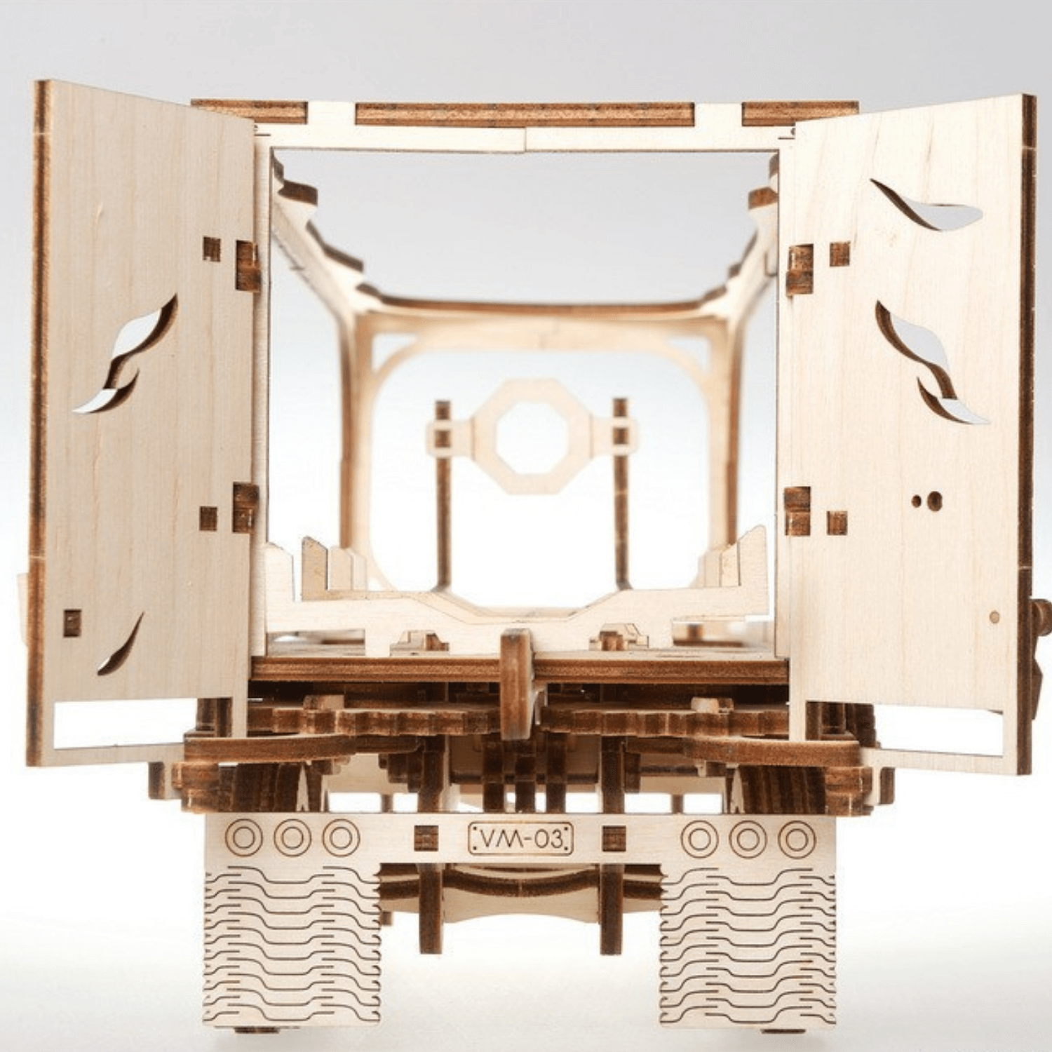 Trailer für "Heavy Boy" Mechanisches Holzpuzzle Ugears