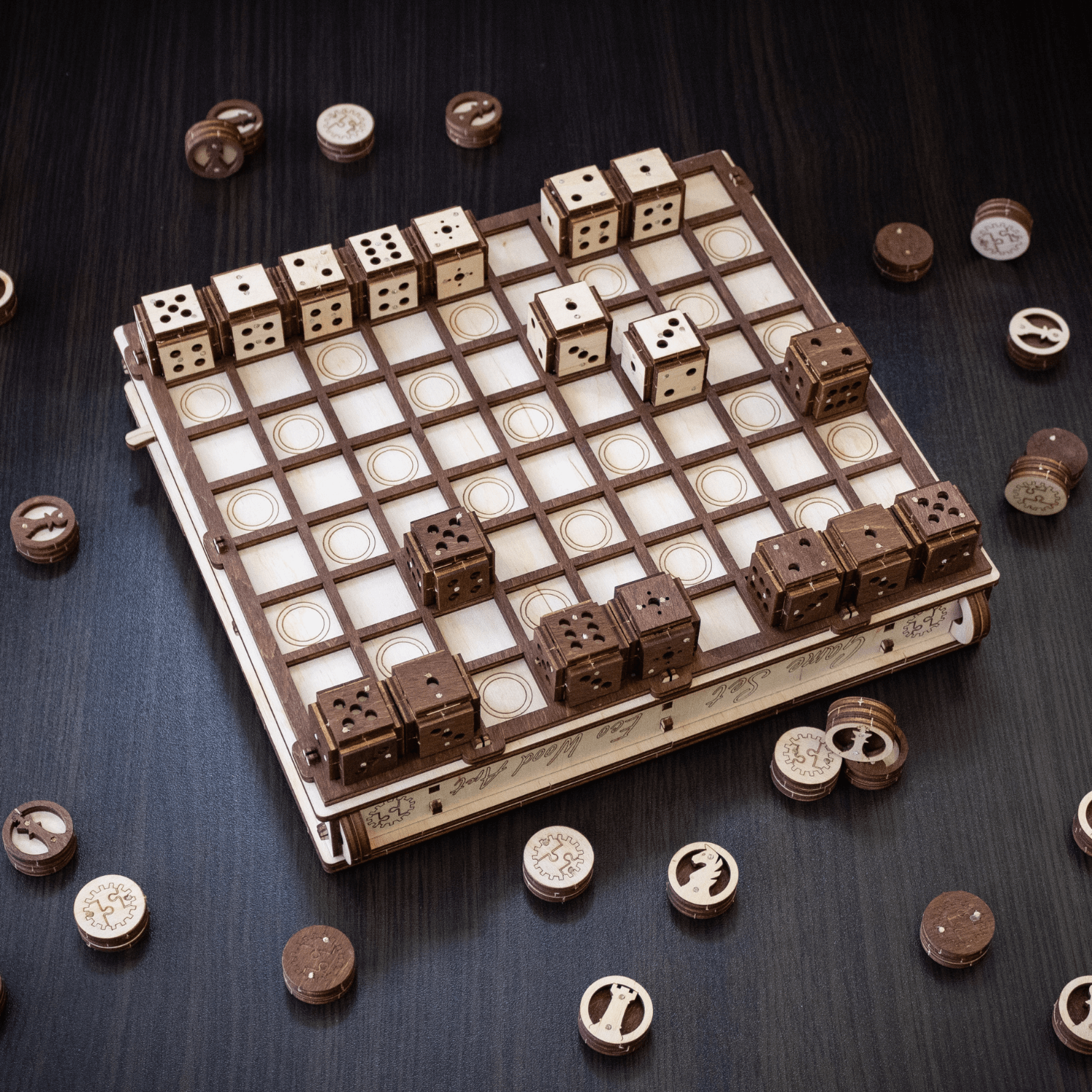 Game set-mechanical wooden puzzle-Eco-Wood-Art--