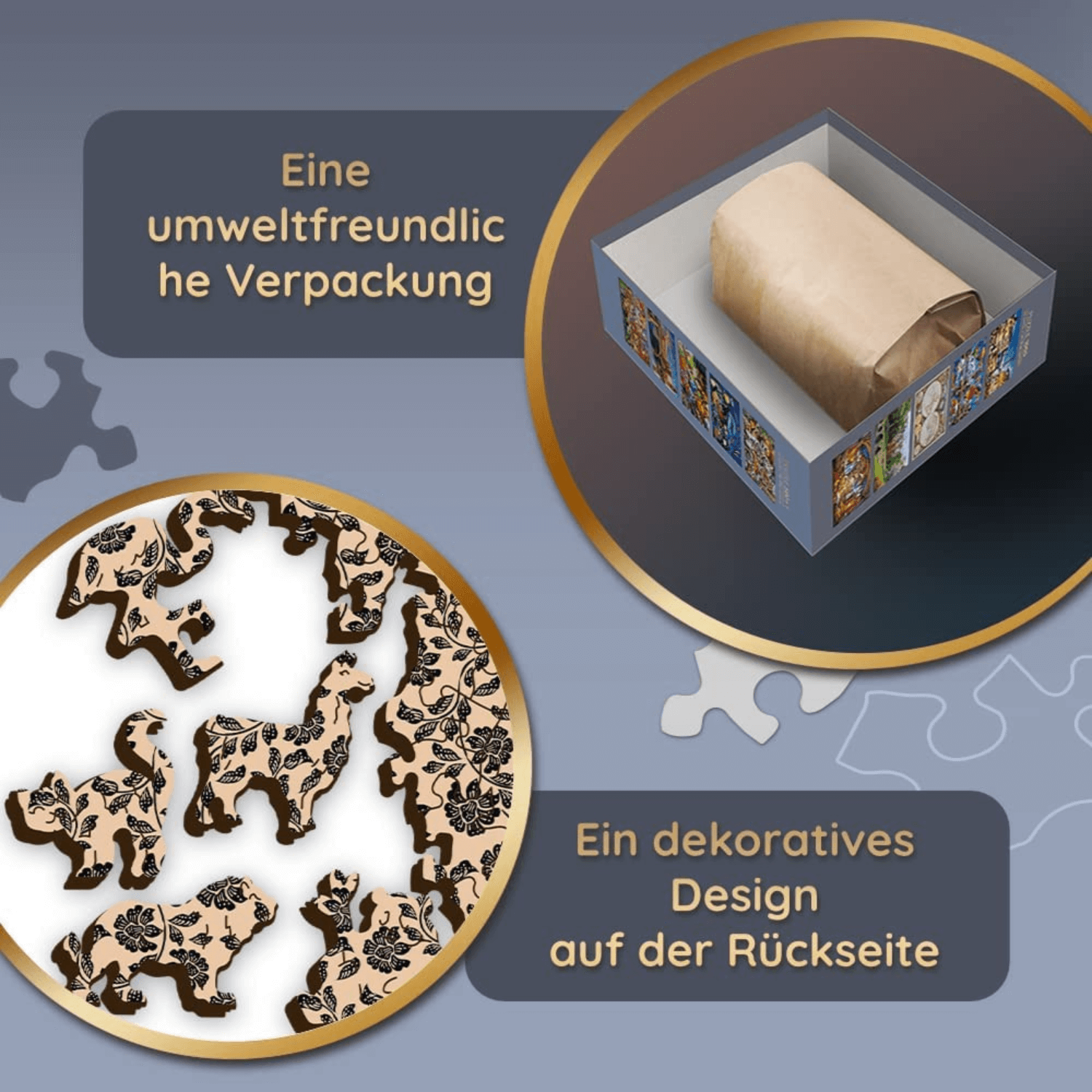 Bunte Katze | Holz Puzzle 1000-Holzpuzzle-TREFL--