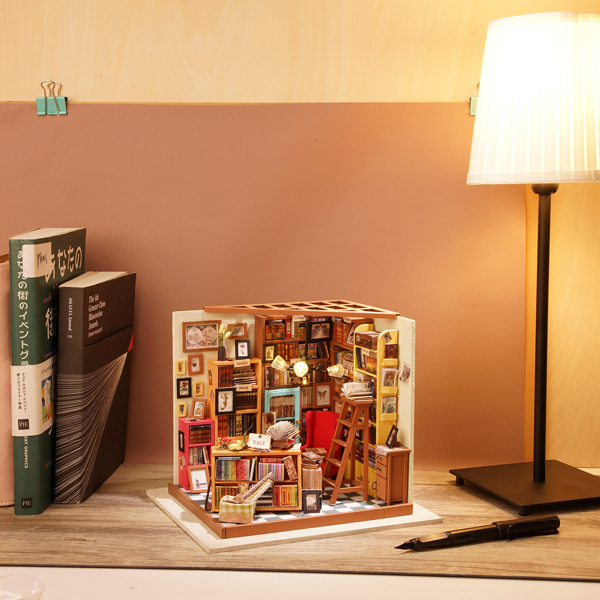 Sam's Study (study) Miniature house Robotime