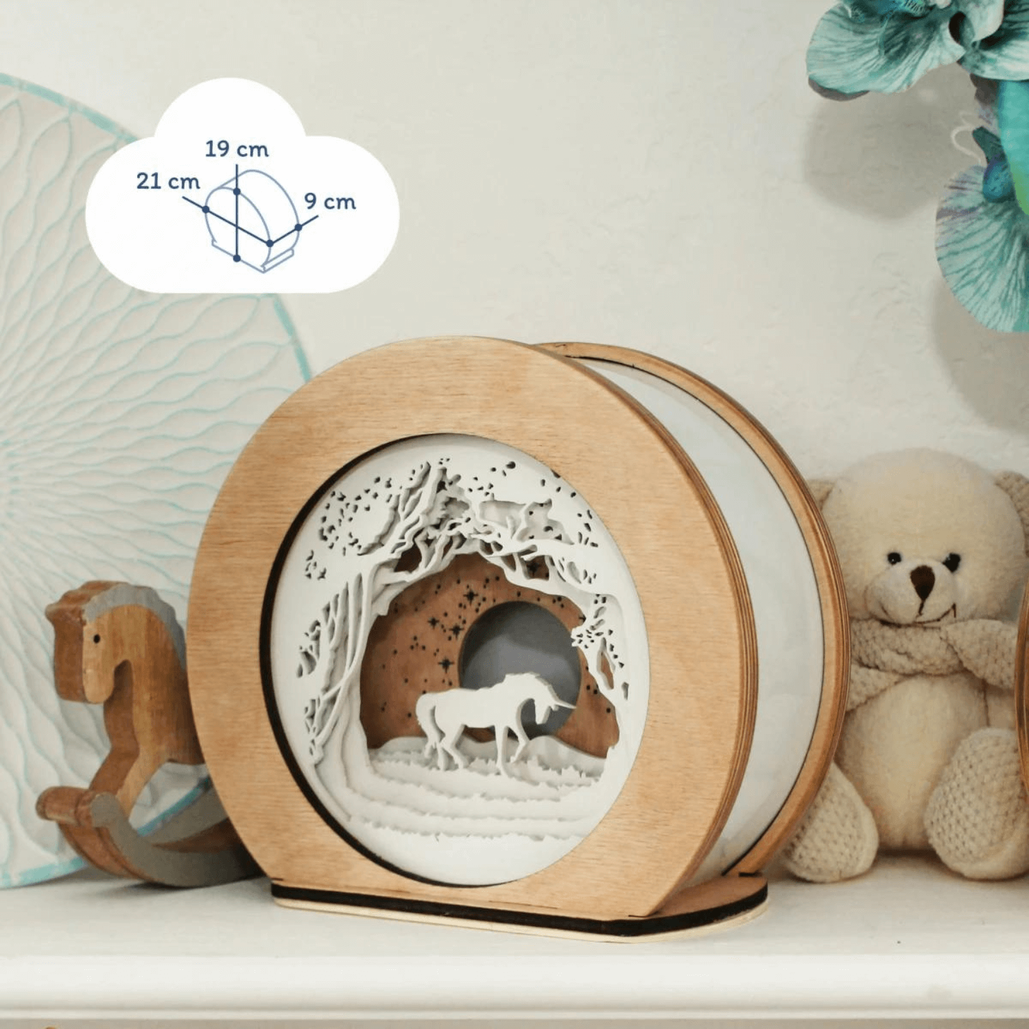 3D night light made of wood l MagicLights-Night lights & indirect MagicHolz