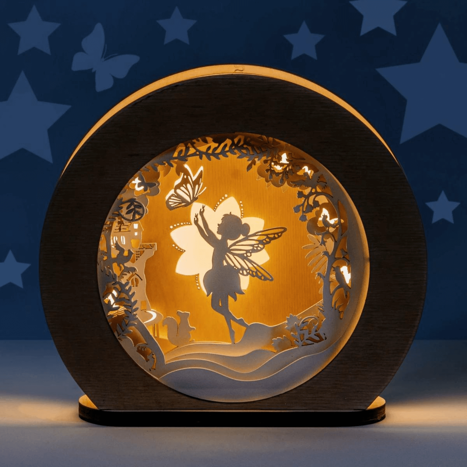 3D night light made of wood l MagicLights-night lights & indirect MagicHolz