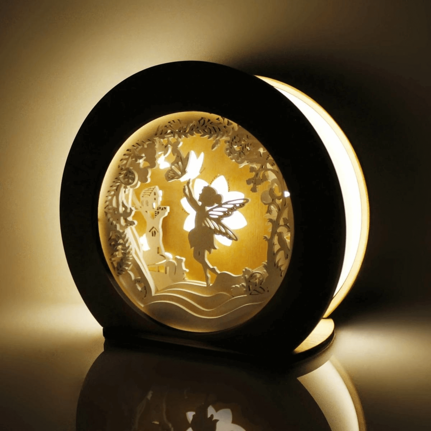 3D night light made of wood l MagicLights-Night lights & indirect MagicHolz