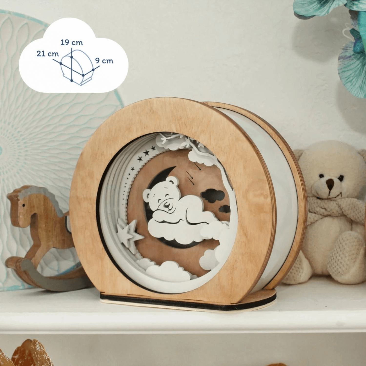 3D night light made of wood l MagicLights-Night lights & indirect MagicHolz