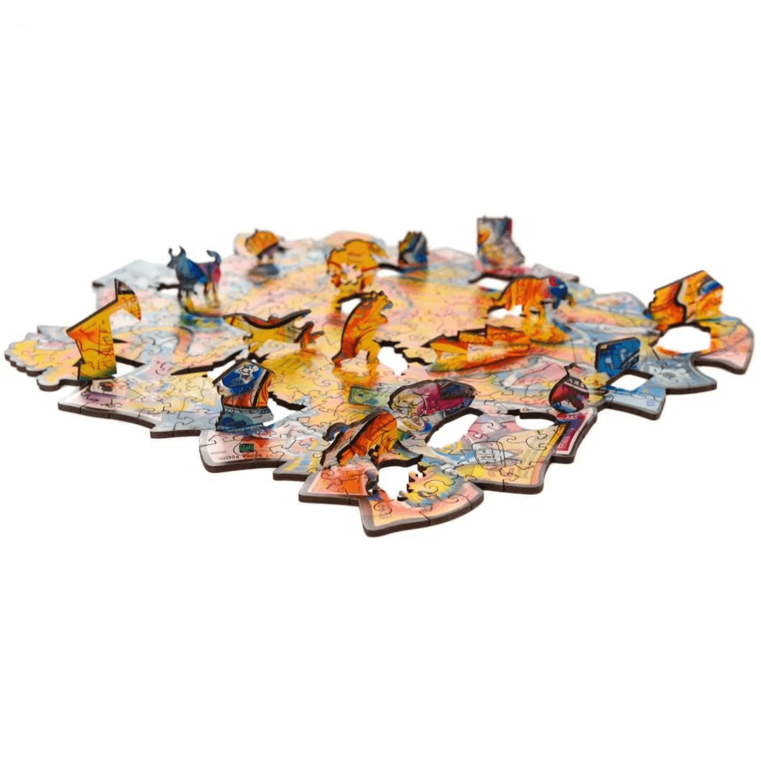 Puzzle en bois de taureau à succès Unidragon