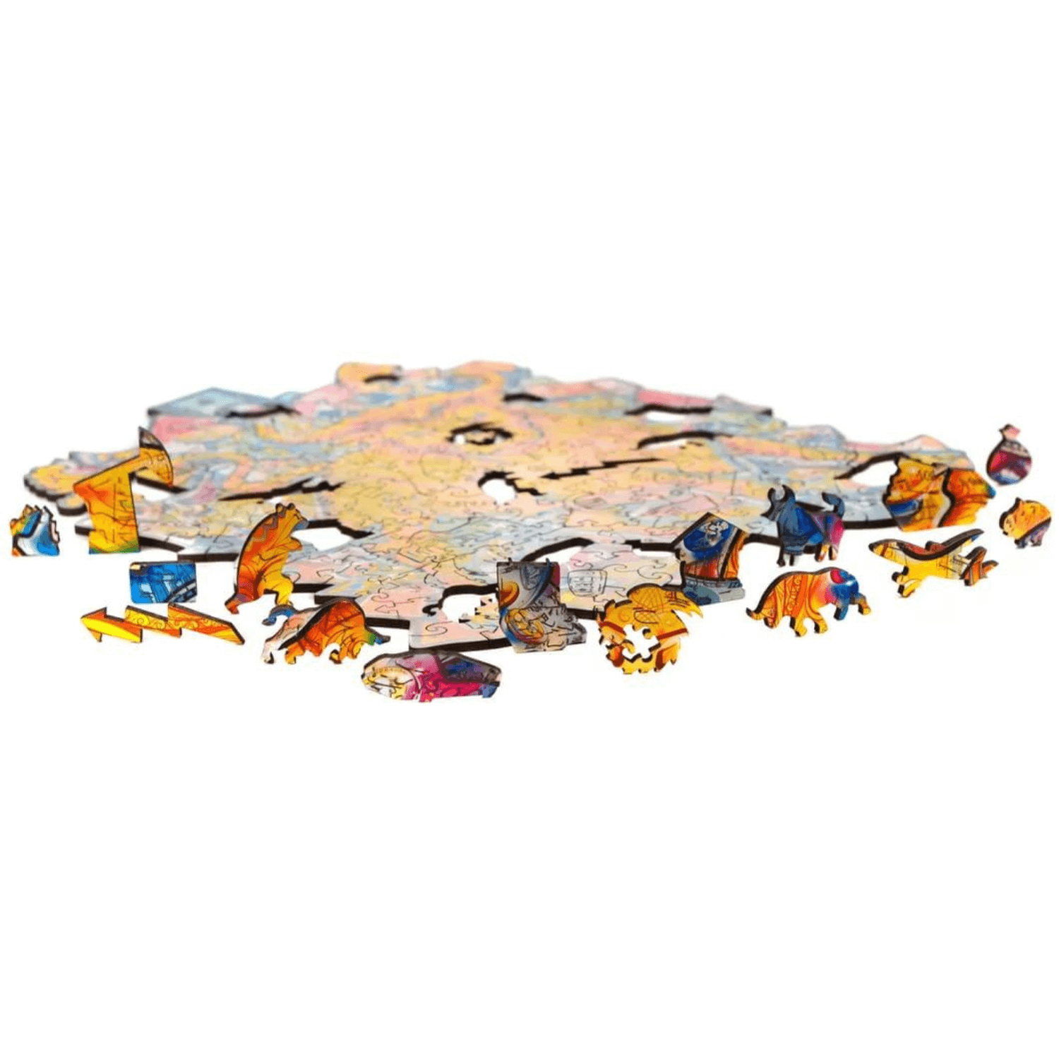 Puzzle en bois de taureau à succès Unidragon