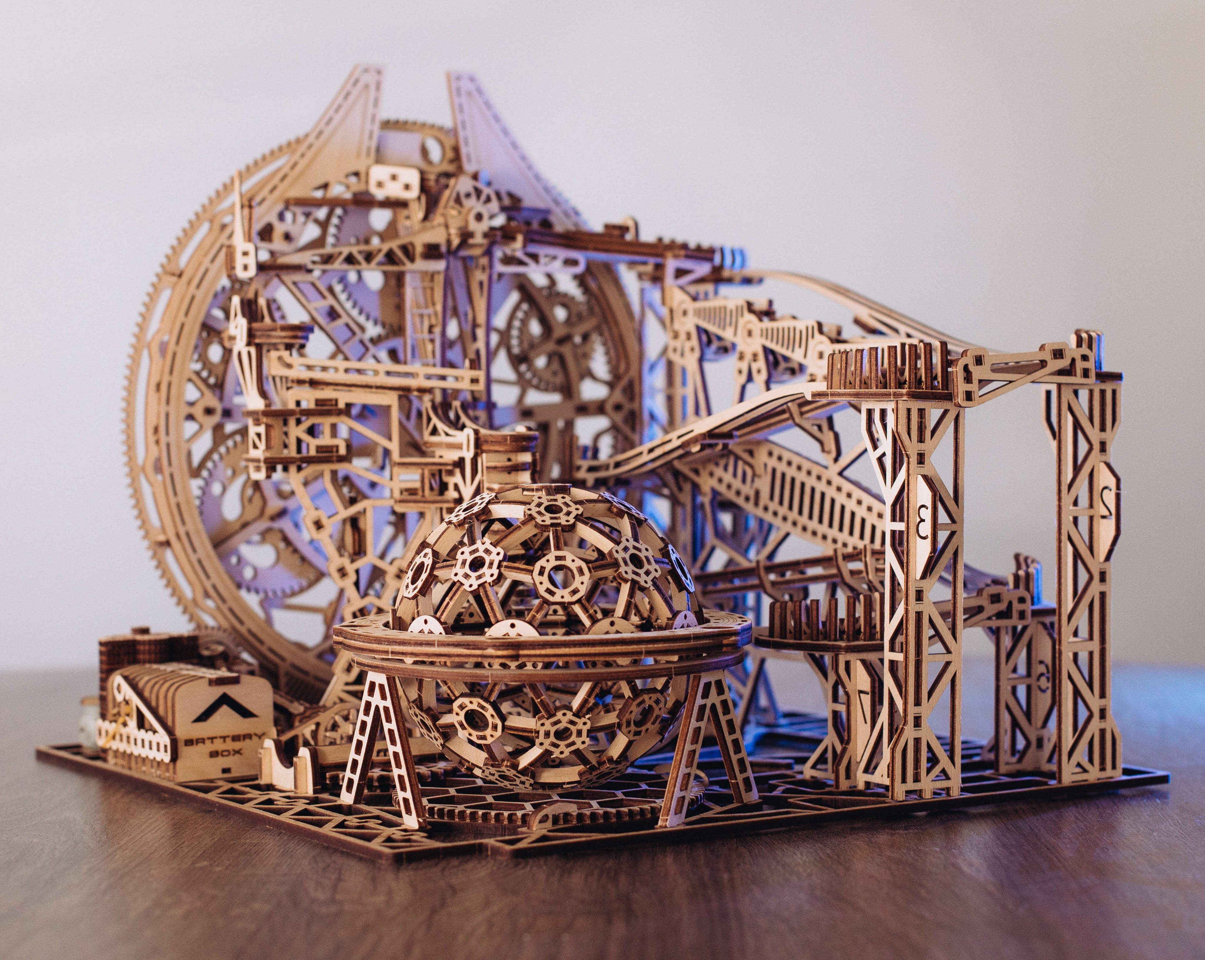 Galaxy Marble Run Mechanisches Holzpuzzle WoodTrick