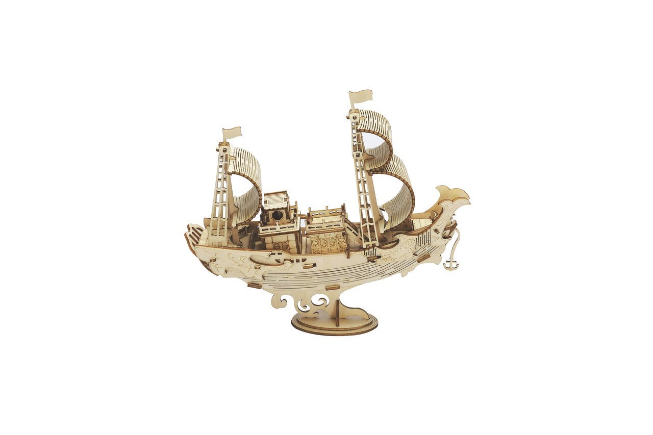 DIY Japanisches Diplomatenschiff 3D Puzzle Robotime