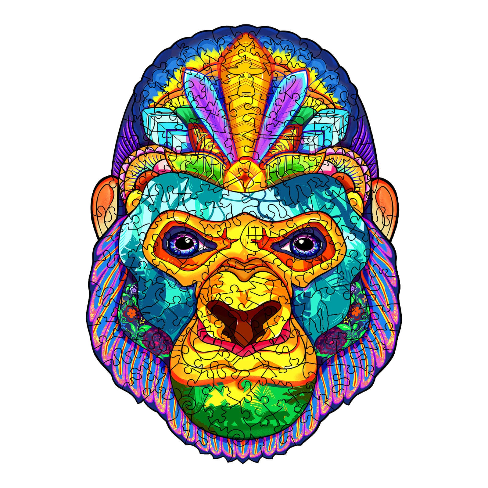 Jungle King Kong wooden puzzle MagicHolz