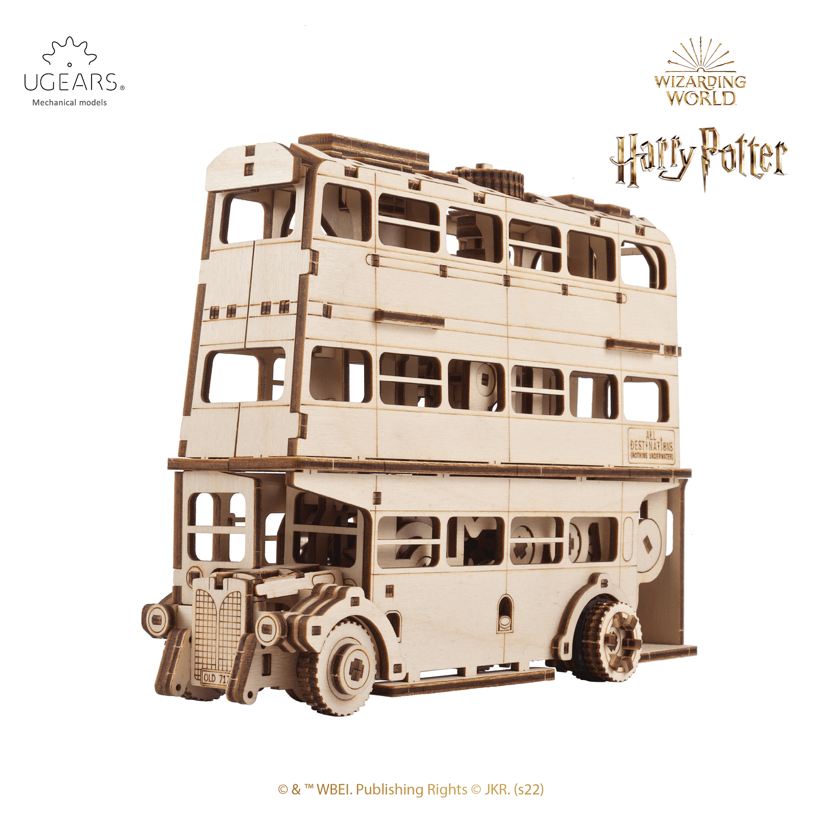 Knight Bus™ | Harry Potter Mechanical Wooden Puzzle Ugears