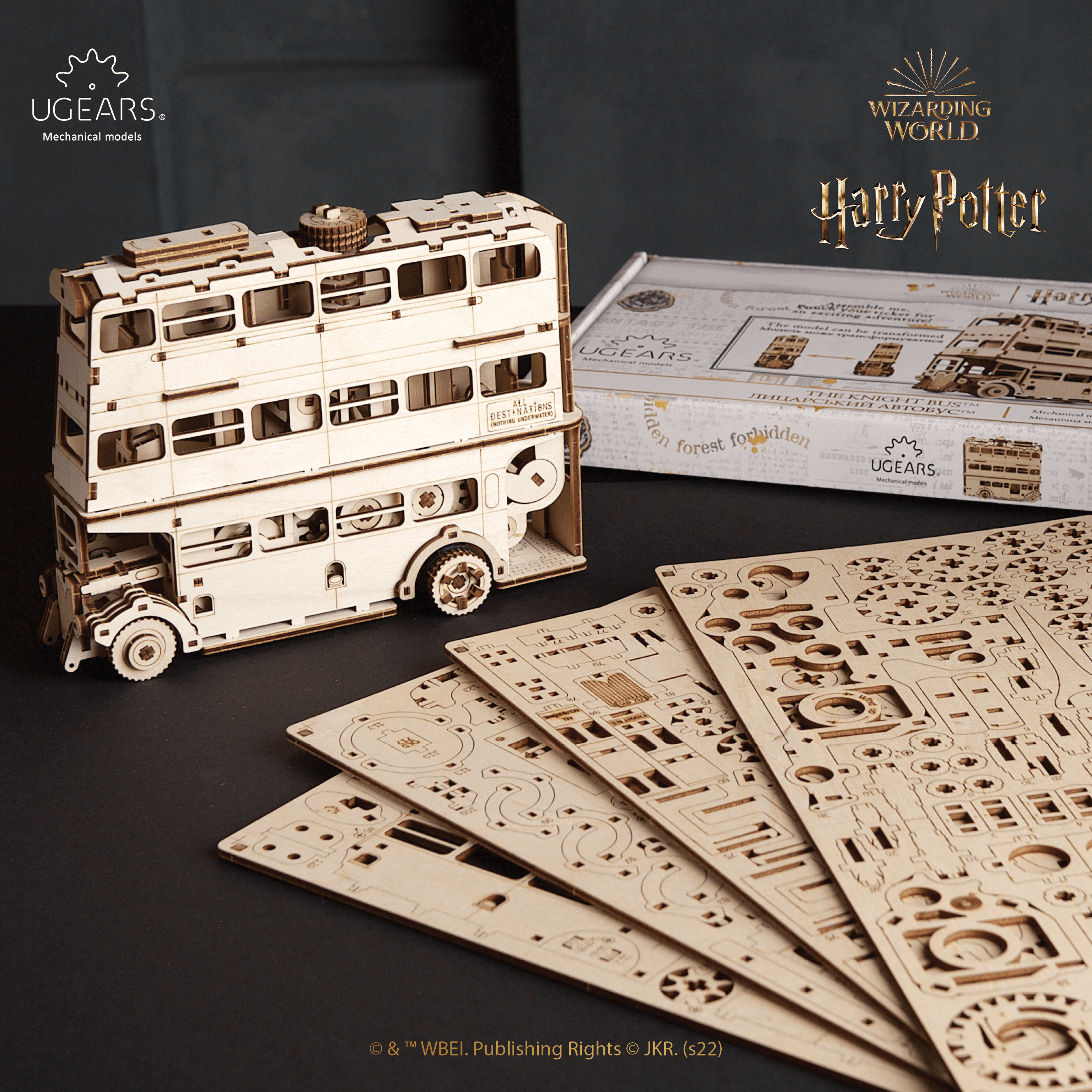Harry Potter™: Magical Vehicles Mechanical wooden puzzle MagicHolz