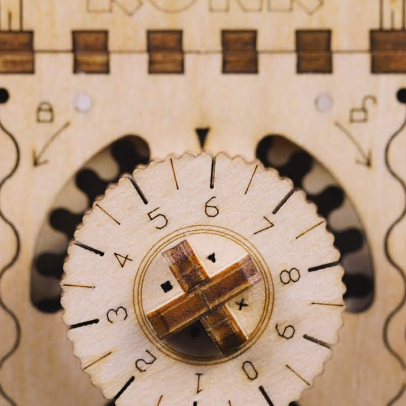 Treasure Chest 3D Puzzle Wood-Mechanical Wooden Puzzle-Robotime--