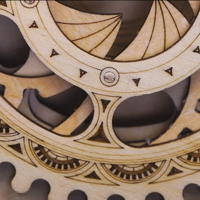 Treasure Chest 3D Puzzle Wood-Mechanical Wooden Puzzle-Robotime--