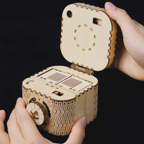 Schatzkiste 3D Puzzle Holz-Mechanisches Holzpuzzle-Robotime--