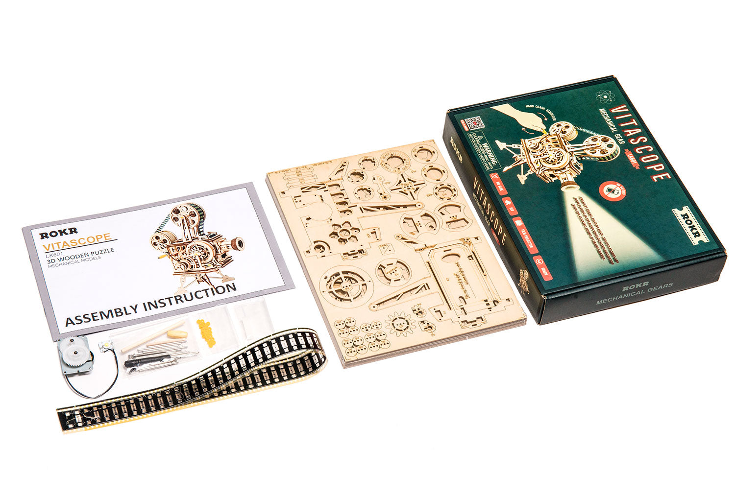 Vitascope | Projecteur de film 3D Puzzle Robotime