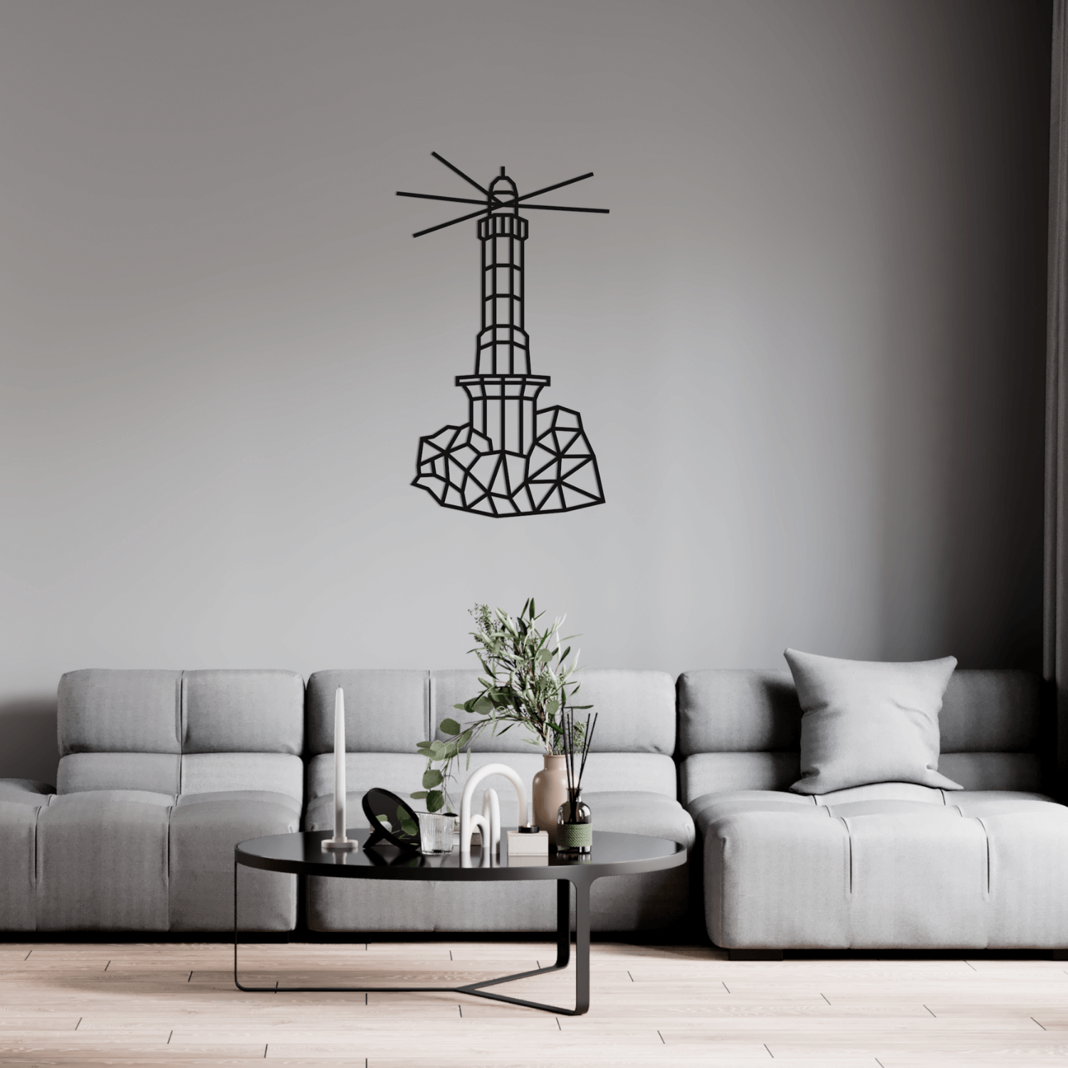 Phare | Puzzle mural Puzzle mural Eco-Wood-Art