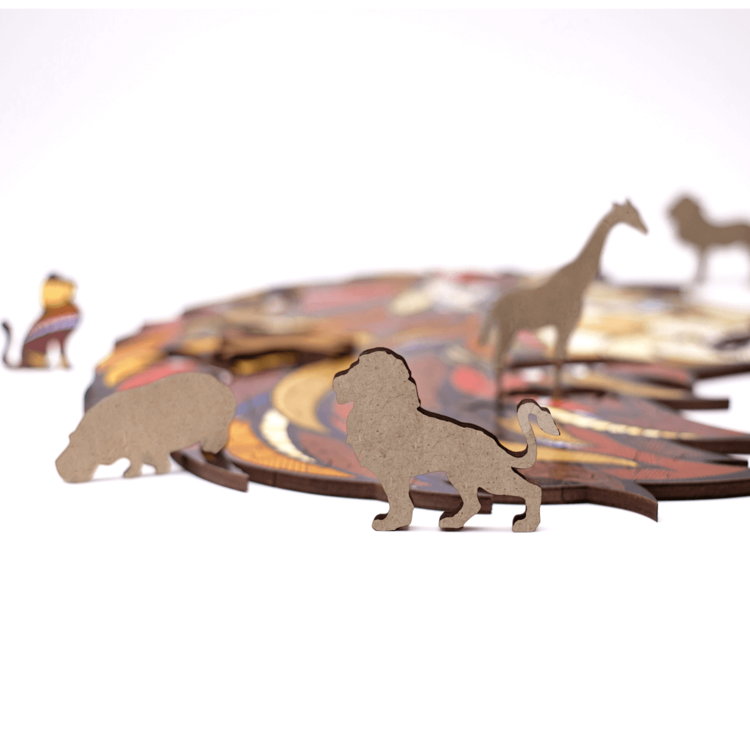 Lion | Wooden puzzle Wooden puzzle Eco-Wood-Art