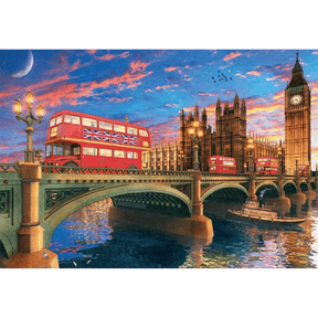Ein Blick nach London | Holz Puzzle 500+1-Holzpuzzle-TREFL--