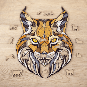 Luchs | Holzpuzzle-Holzpuzzle-Eco-Wood-Art--