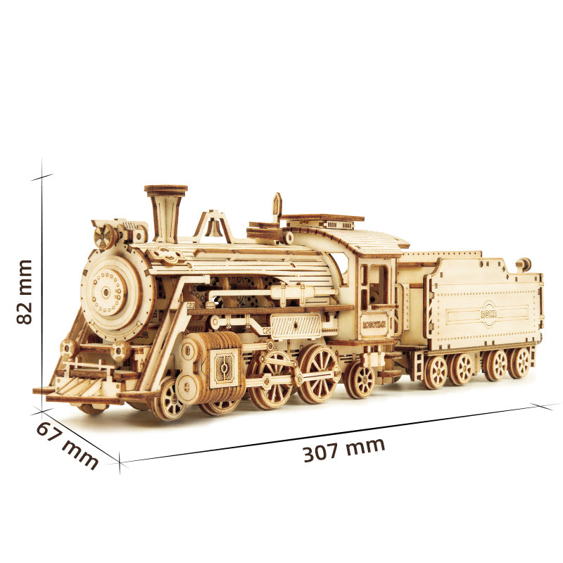 Lokomotive Puzzle 3D 1:80-3D Puzzle-Robotime--