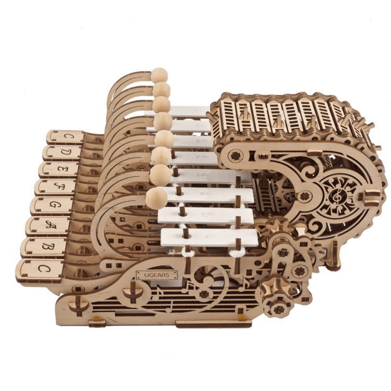 Mechanical Celesta-Mechanical Wooden Puzzle Ugears--