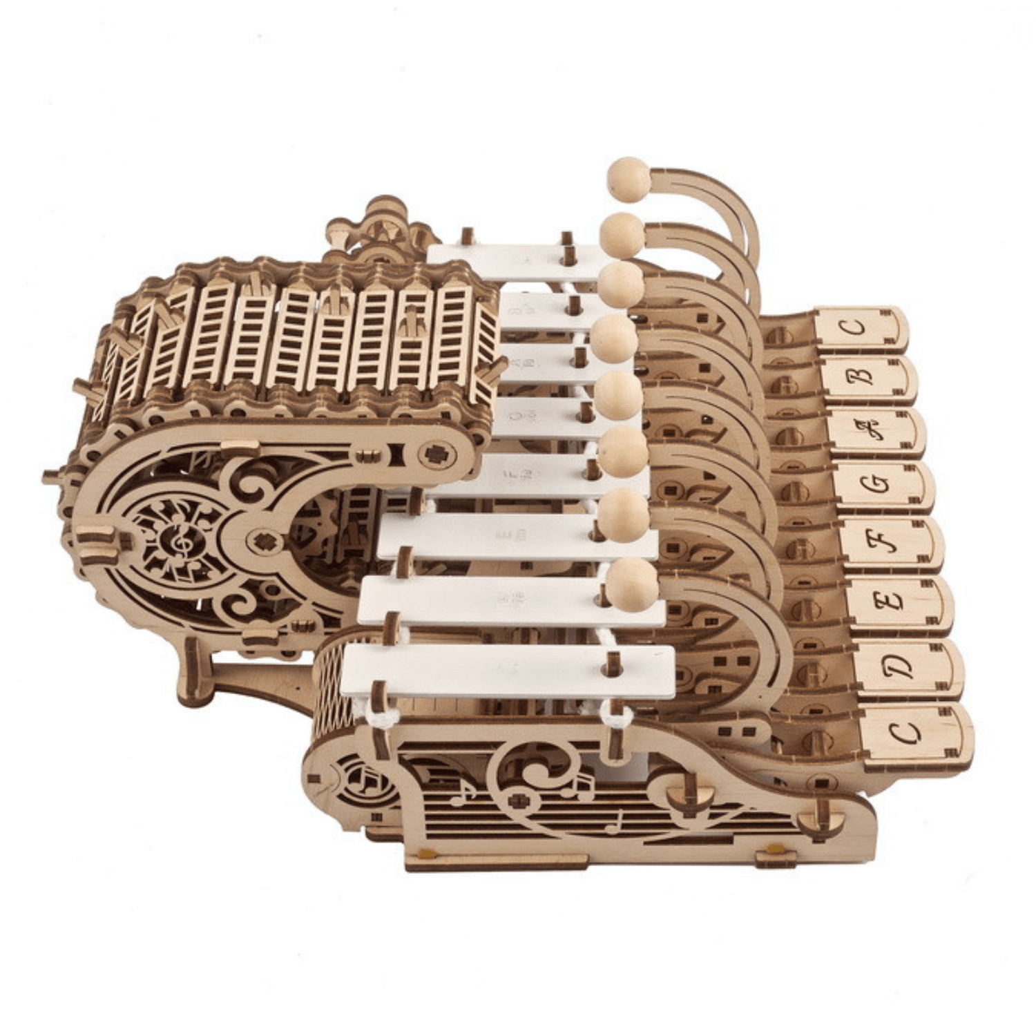 Mechanical Celesta-Mechanical Wooden Puzzle Ugears--