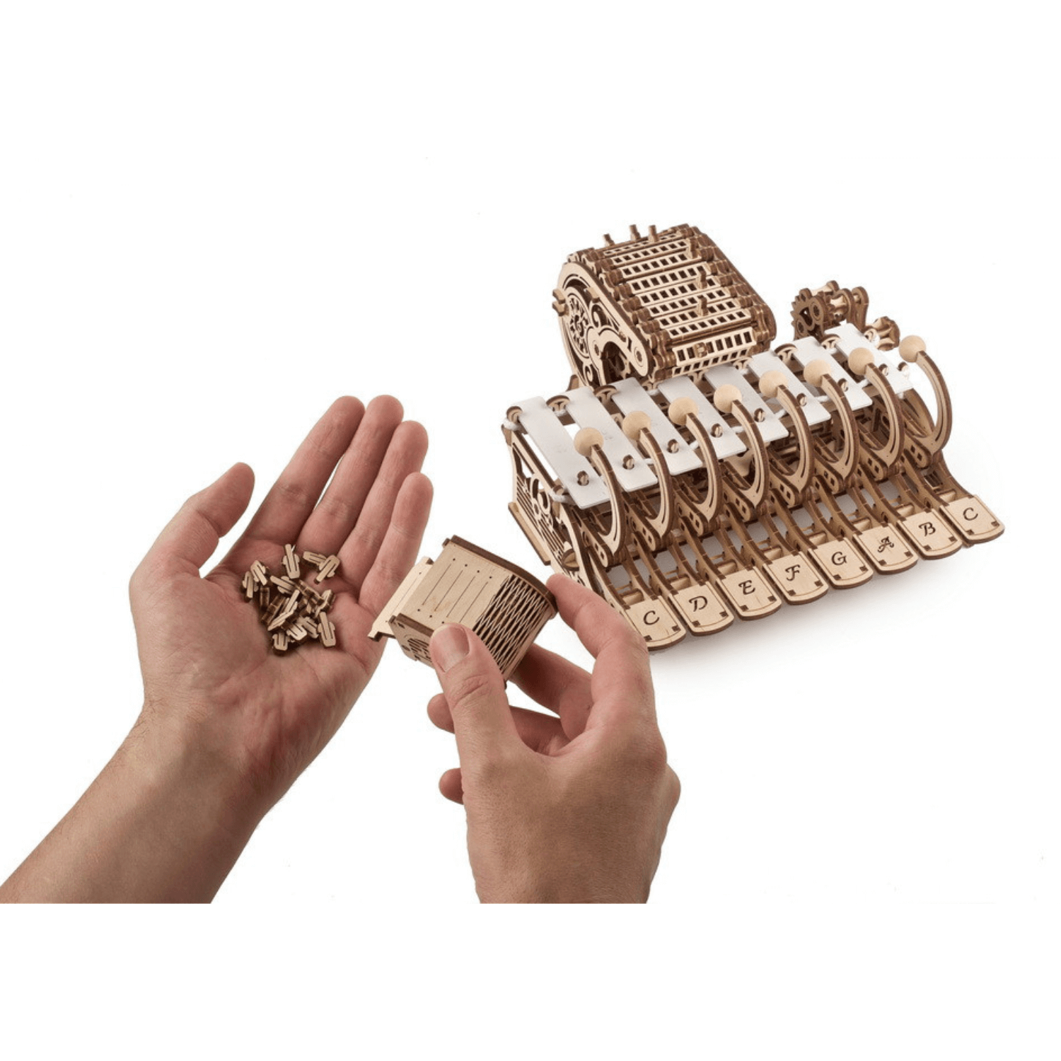 Mechanical Celesta-Mechanical Wooden Puzzle Ugears--