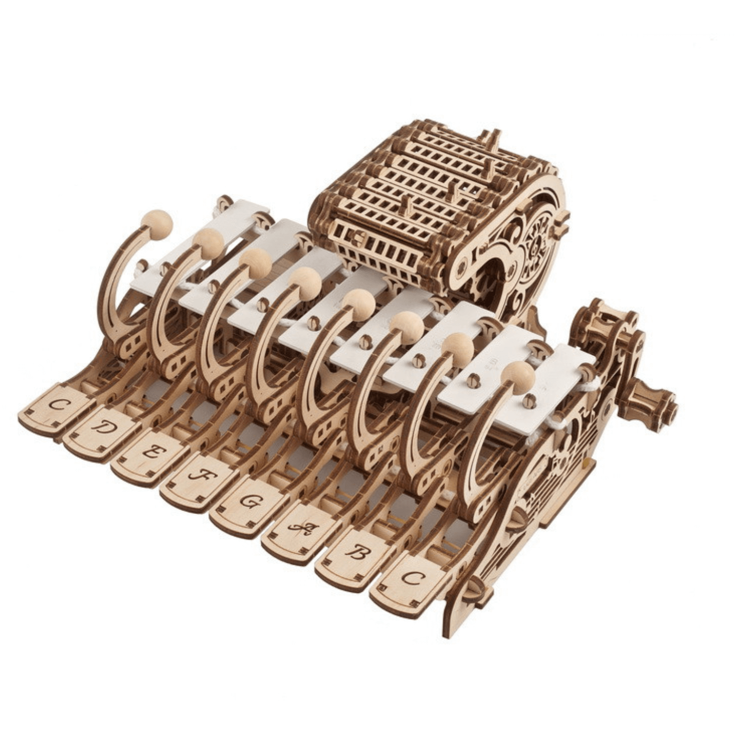 Mechanical Celesta-Mechanical Wooden Puzzle Ugears--