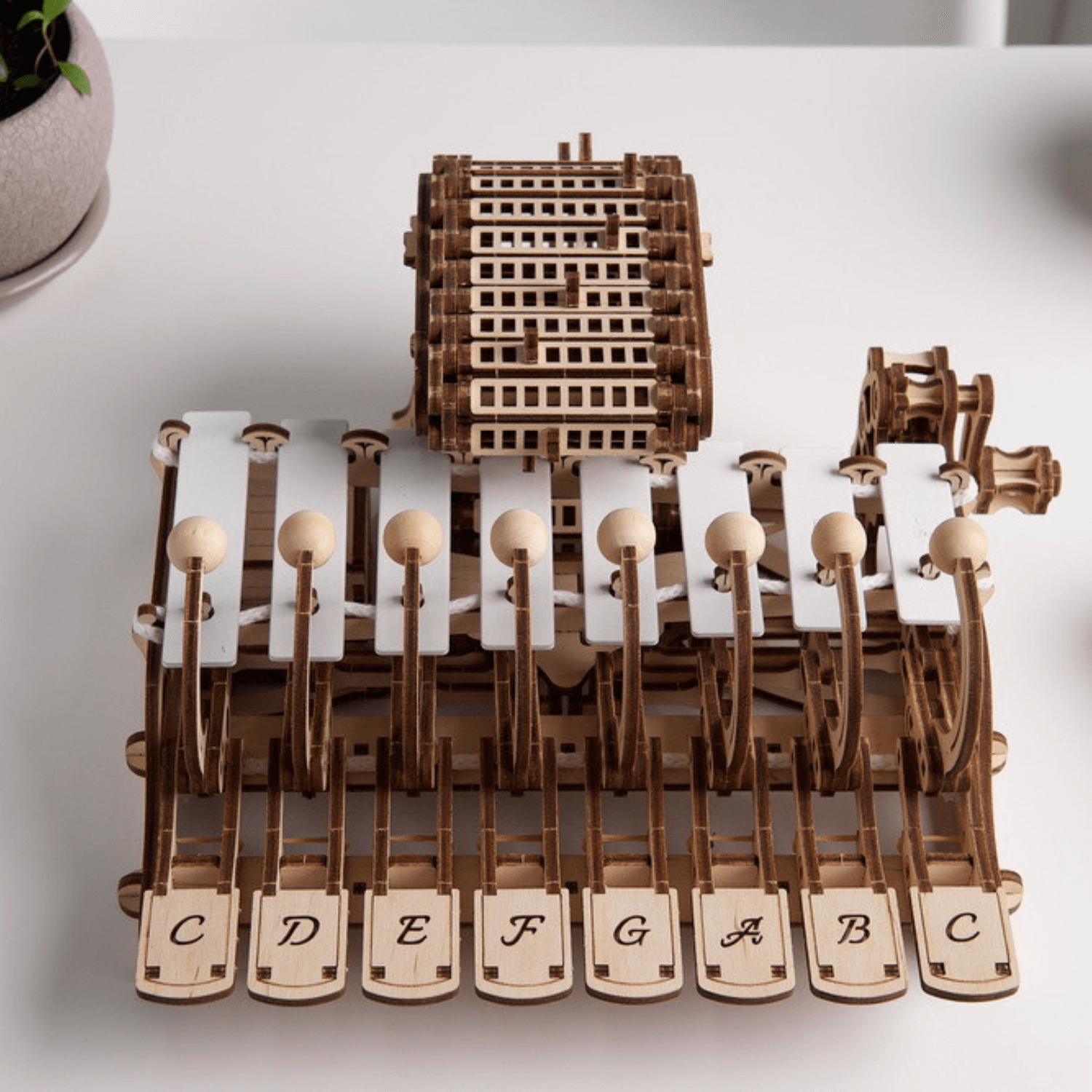Mechanical Celesta-Mechanical Wooden Puzzle Ugears--
