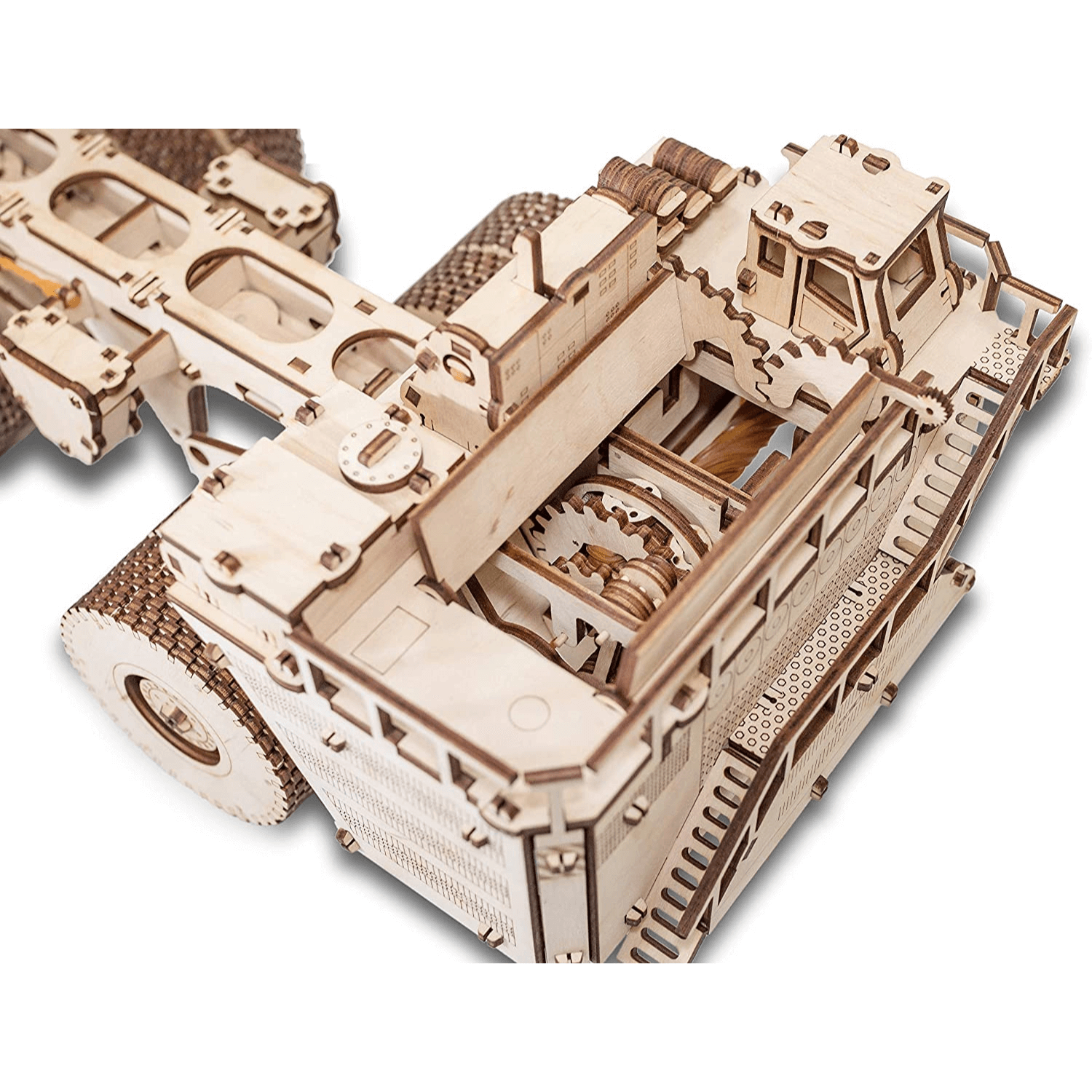Mechanical truck | BELAZ 75710 Mechanical wooden puzzle Eco-Wood-Art