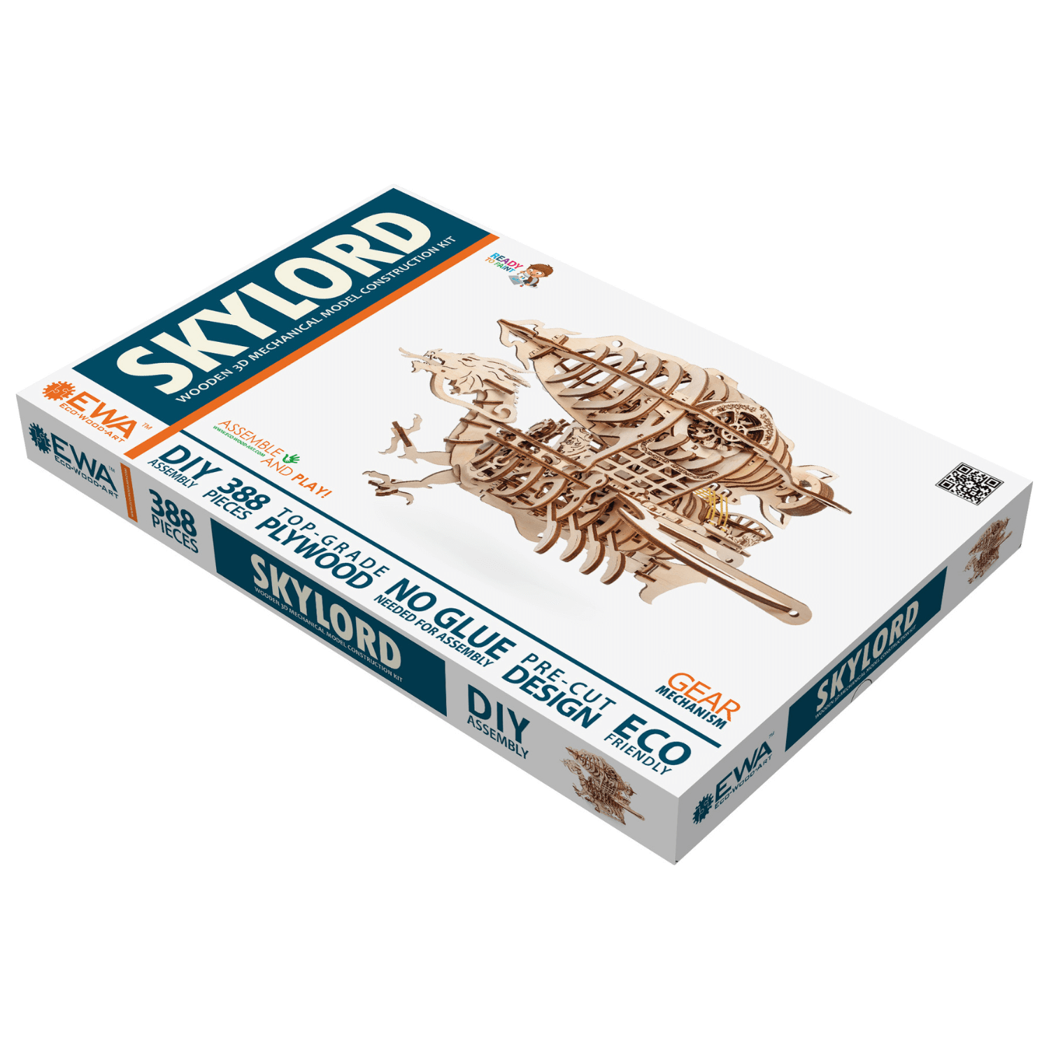 Zeppelin 3D Holzbausatz Mechanisches Holzpuzzle Eco-Wood-Art