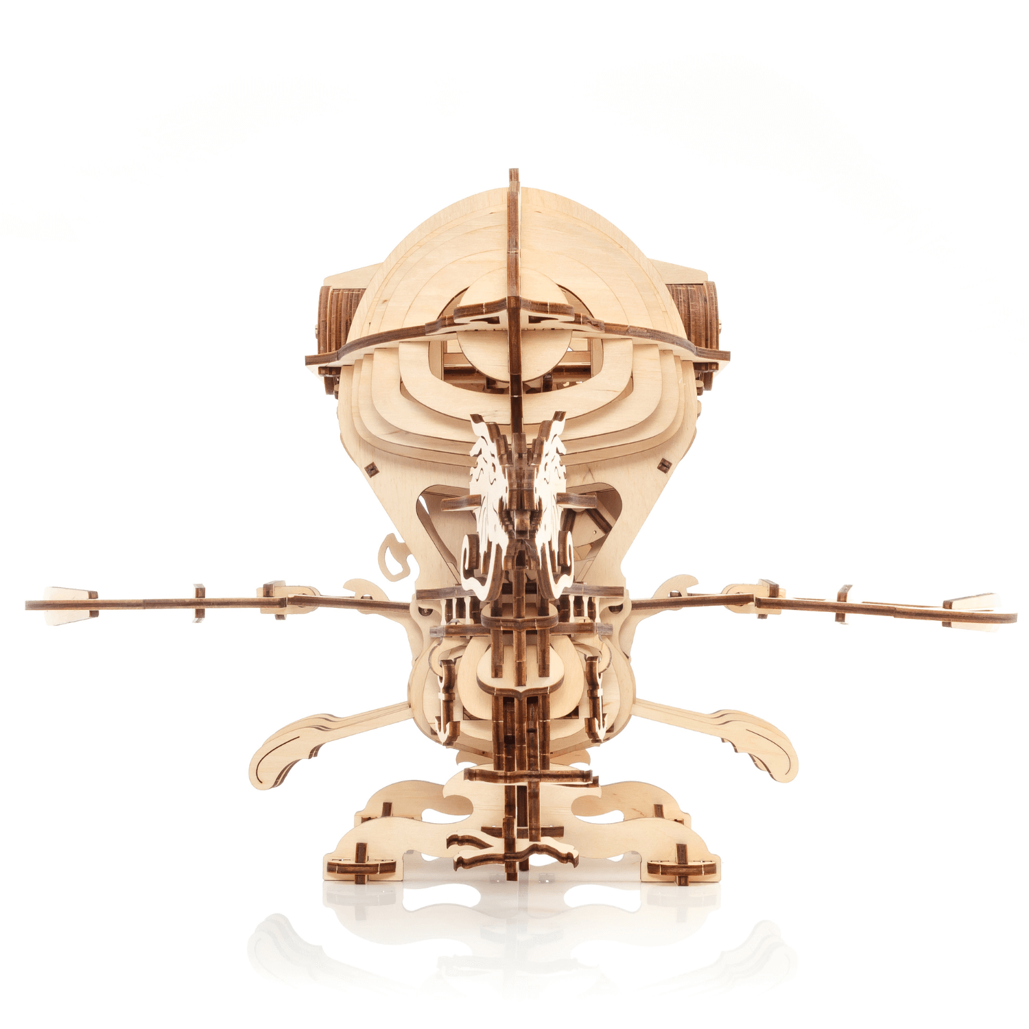 Zeppelin 3D Holzbausatz Mechanisches Holzpuzzle Eco-Wood-Art
