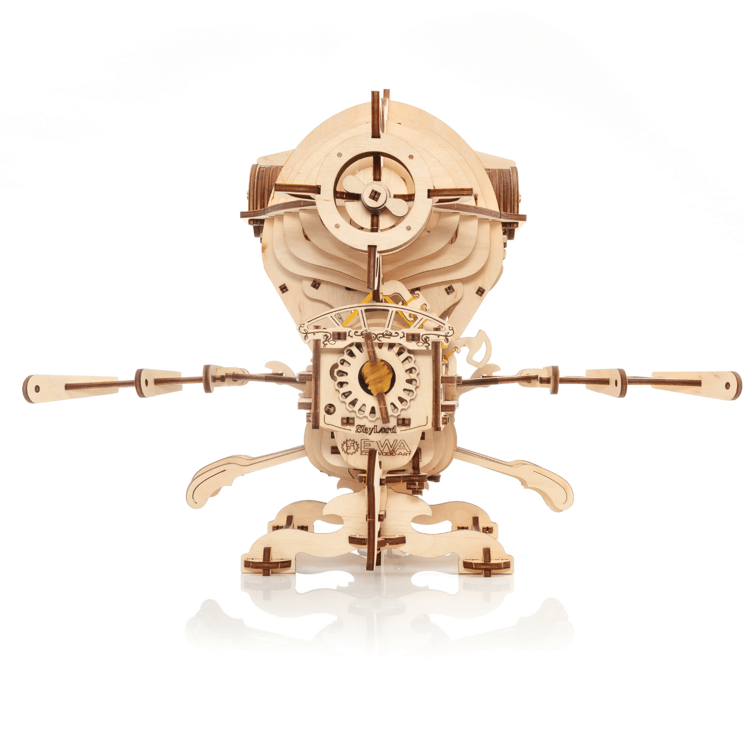 Zeppelin 3D Holzbausatz Mechanisches Holzpuzzle Eco-Wood-Art