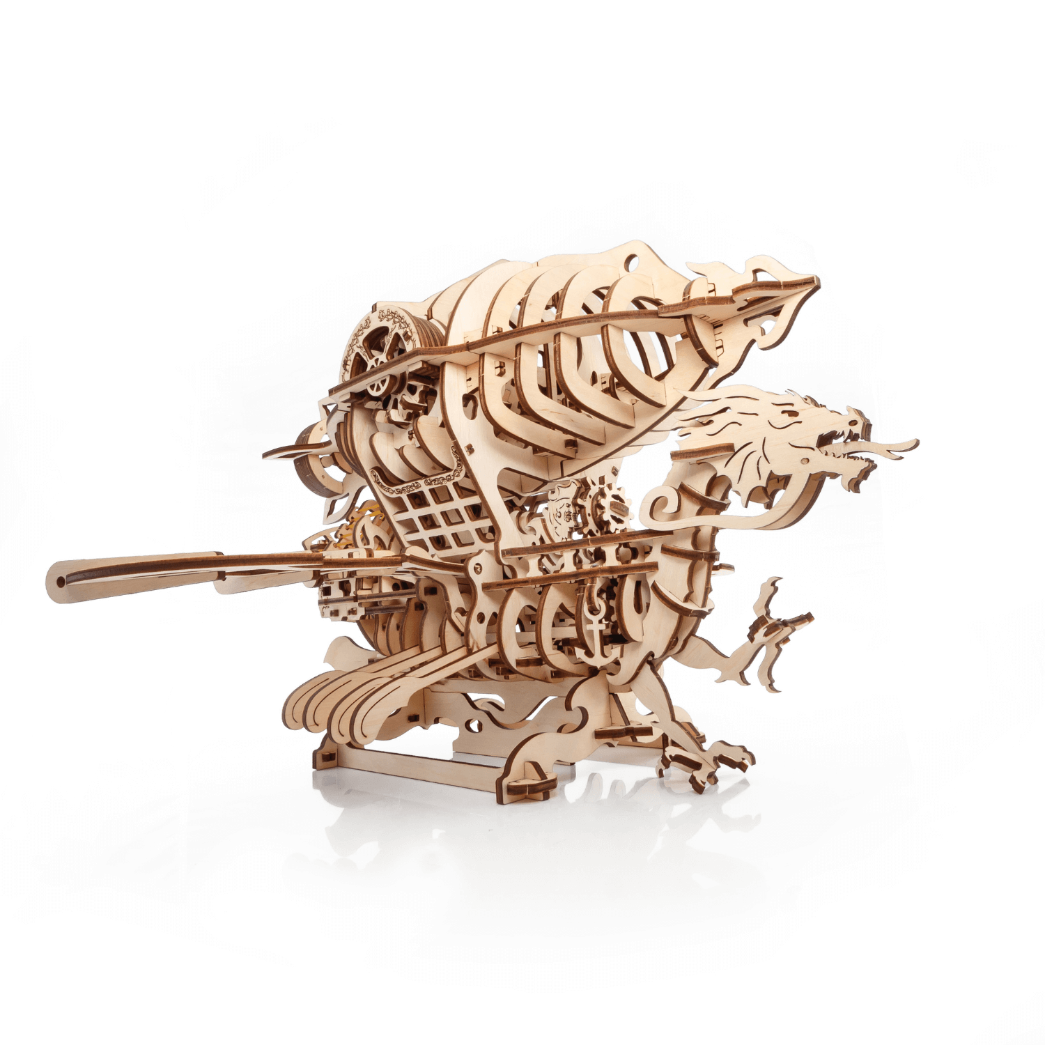 Zeppelin 3D Holzbausatz Mechanisches Holzpuzzle Eco-Wood-Art