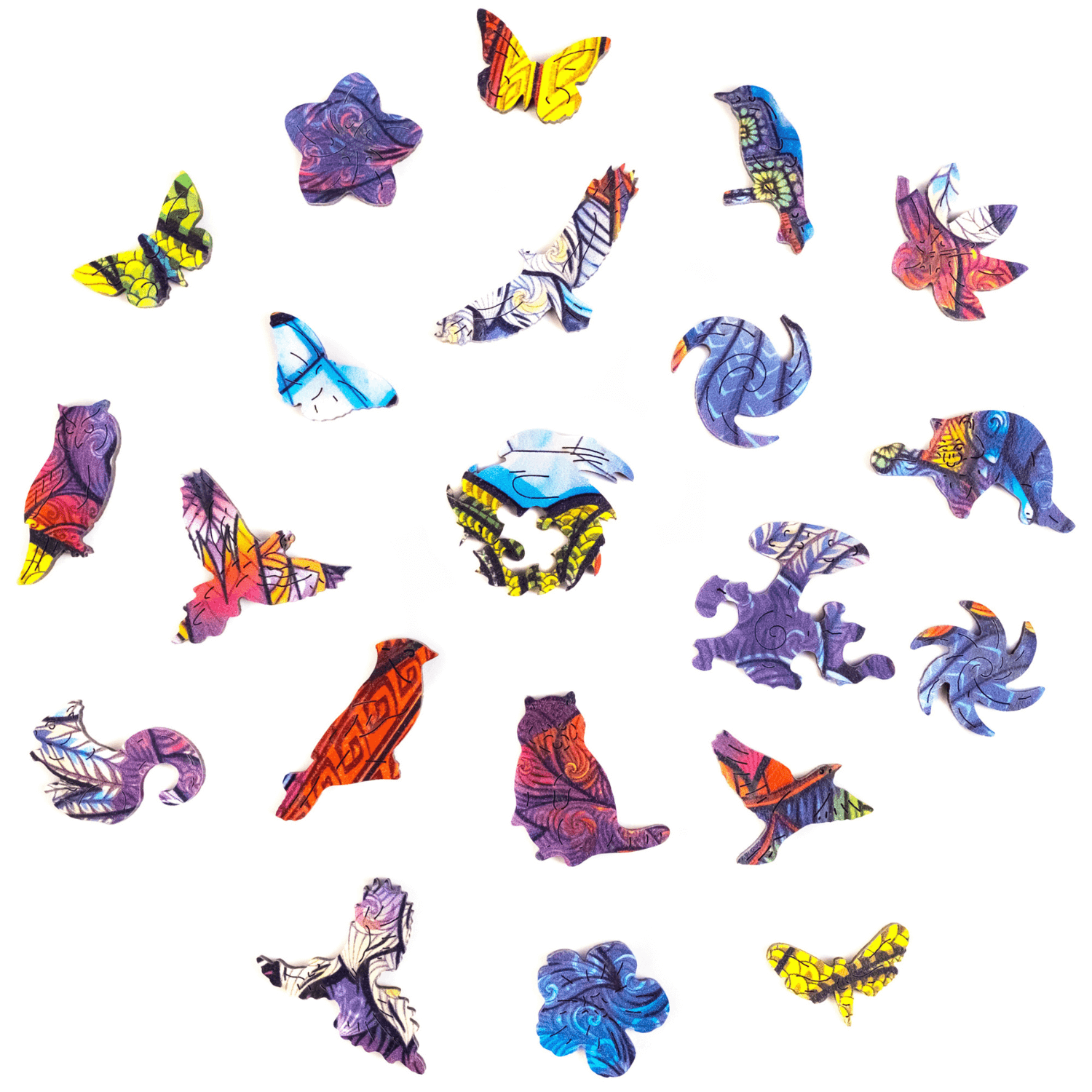 Puzzle de raton laveur méditant en bois Unidragon