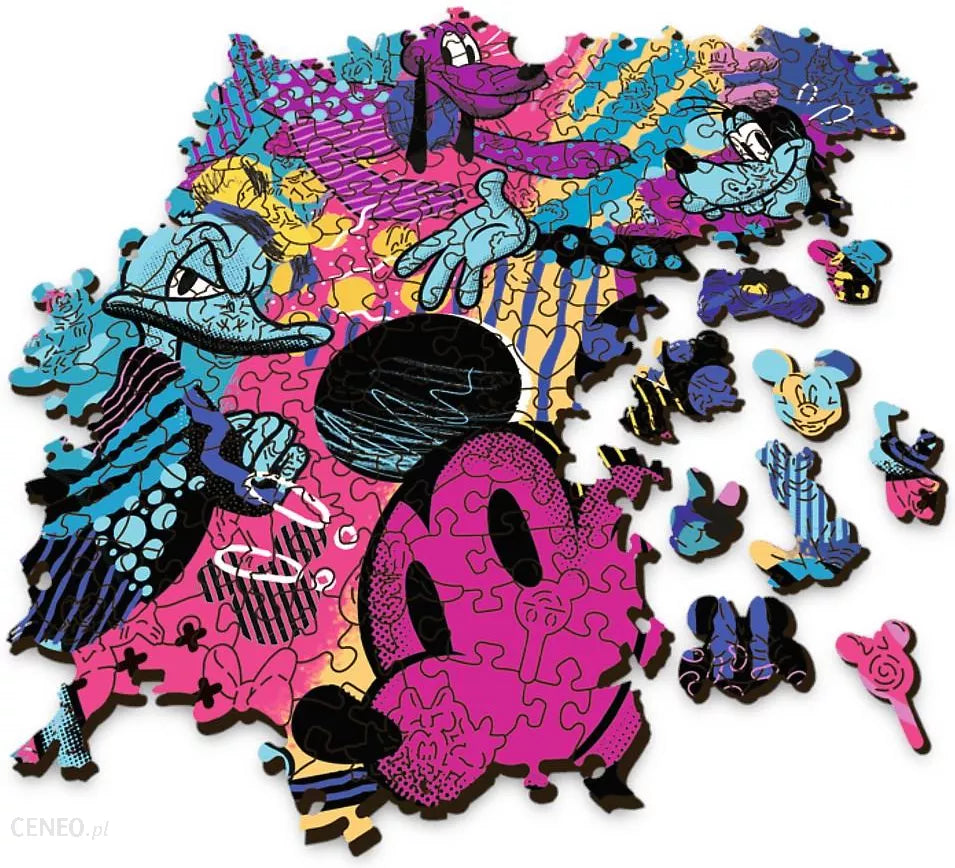Mickey Mouse | wooden puzzle 500+1 wooden puzzle TREFL