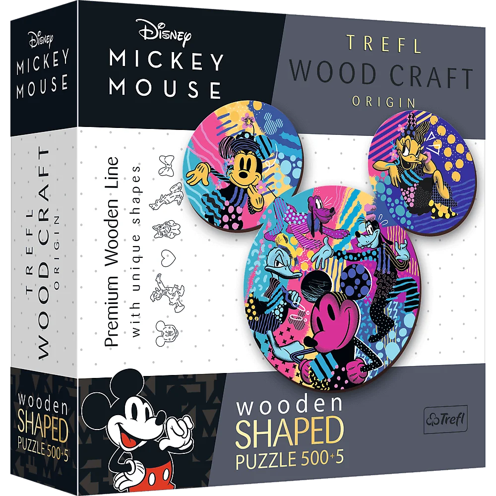 Mickey Mouse | wooden puzzle 500+1 wooden puzzle TREFL