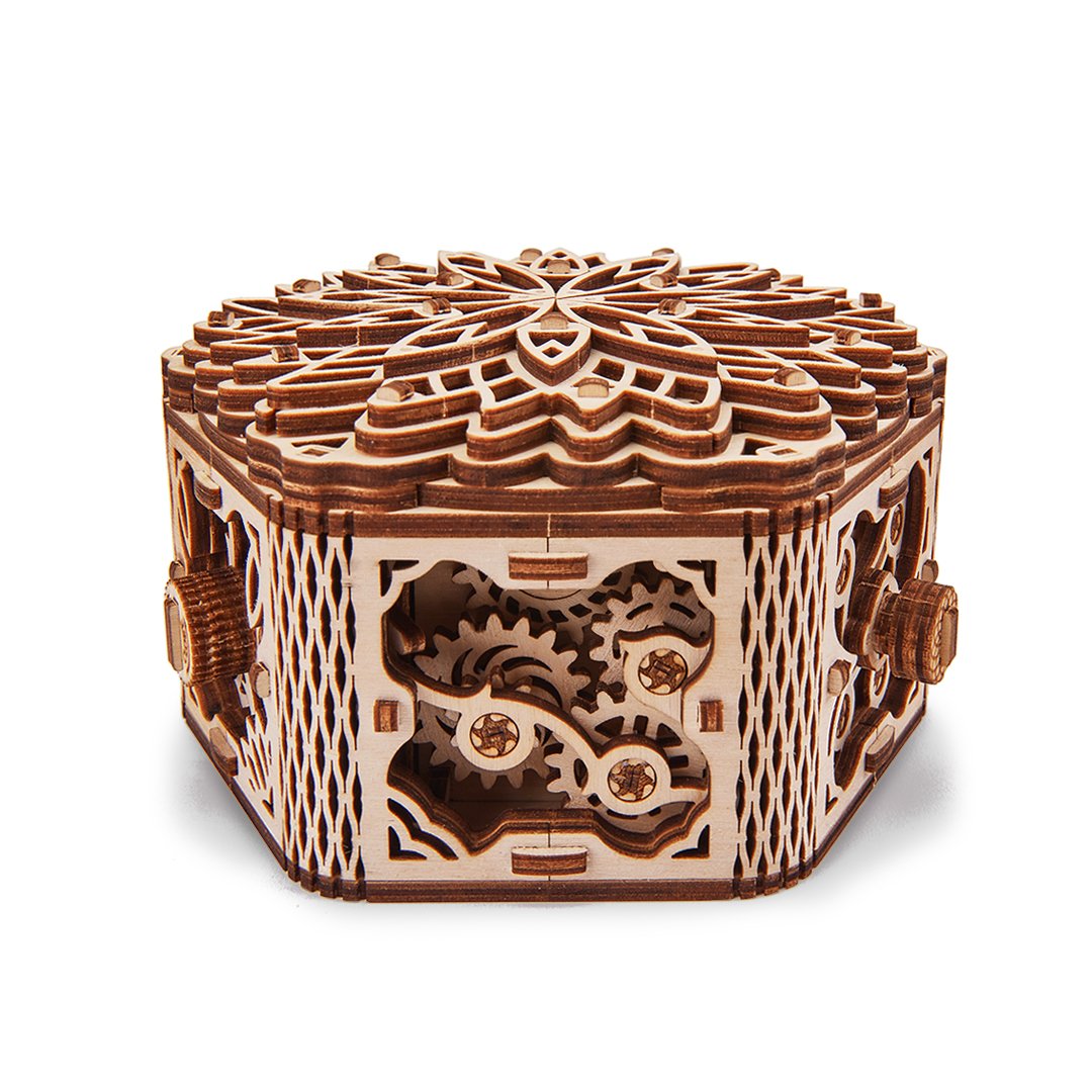 Mysterious flower mechanical wooden puzzle WoodTrick