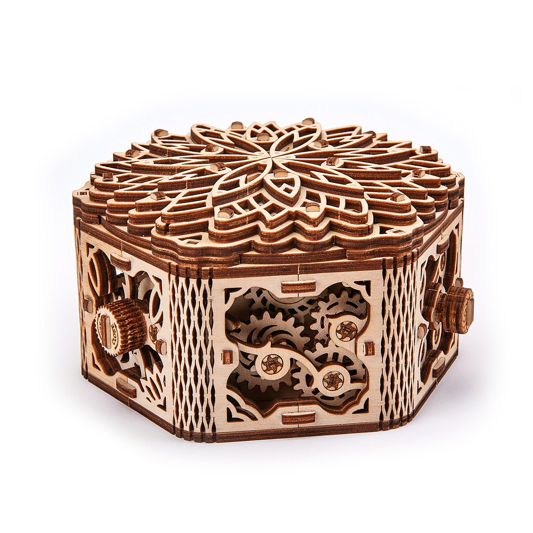 Mysterious flower mechanical wooden puzzle WoodTrick