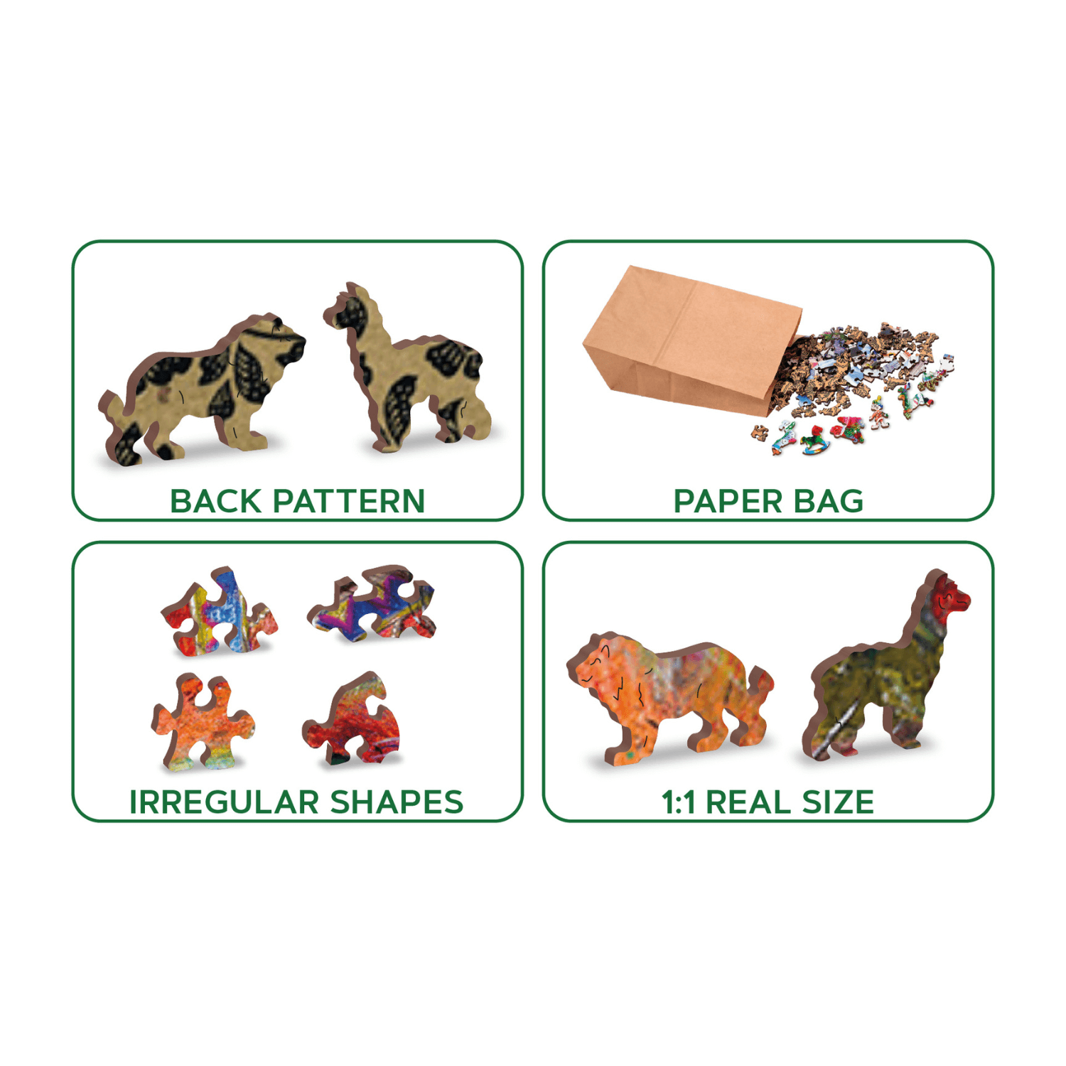 Mystic Lion Puzzle | Wooden Puzzle-WoodenCity--