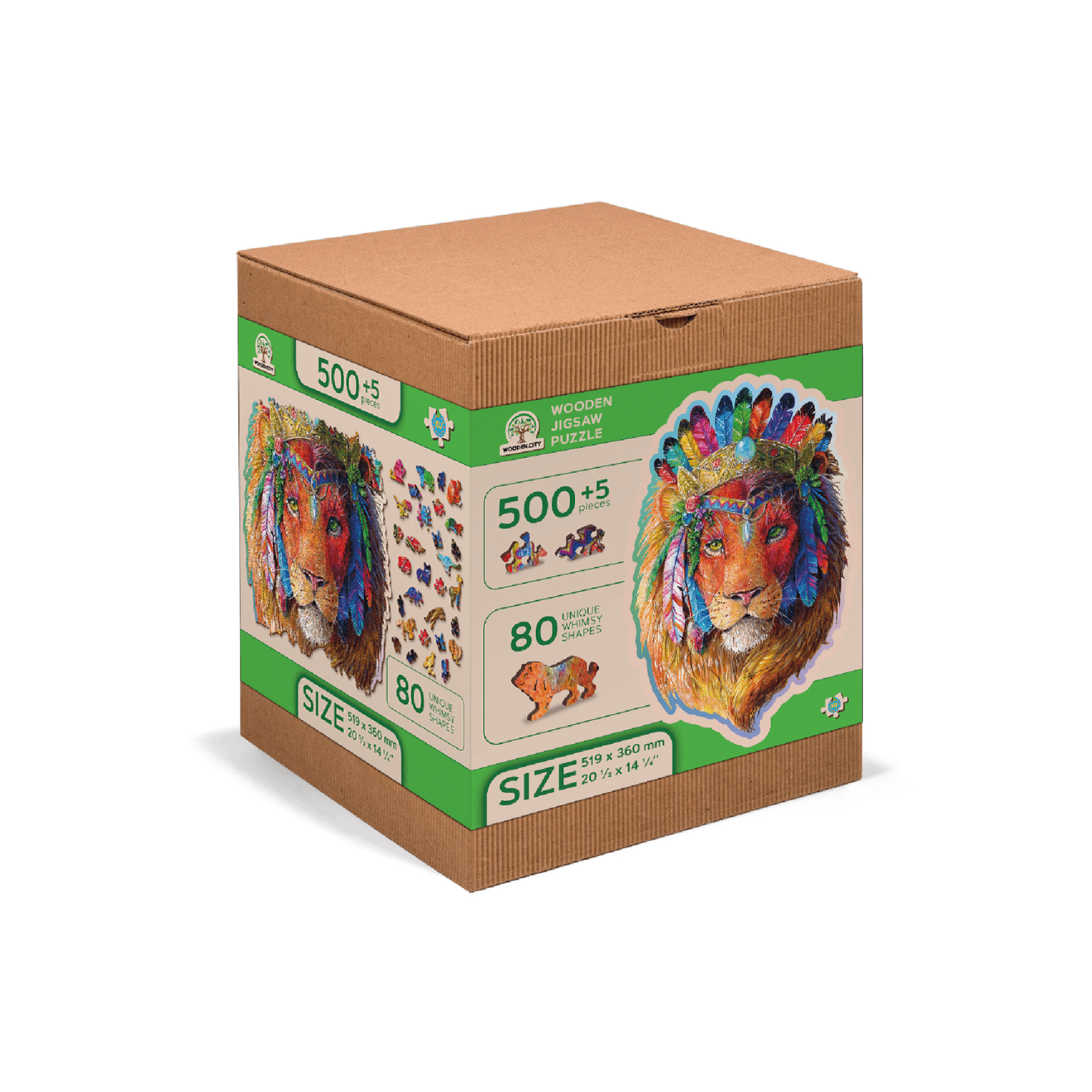 Mystic Lion Puzzle | Wooden Puzzle-WoodenCity--