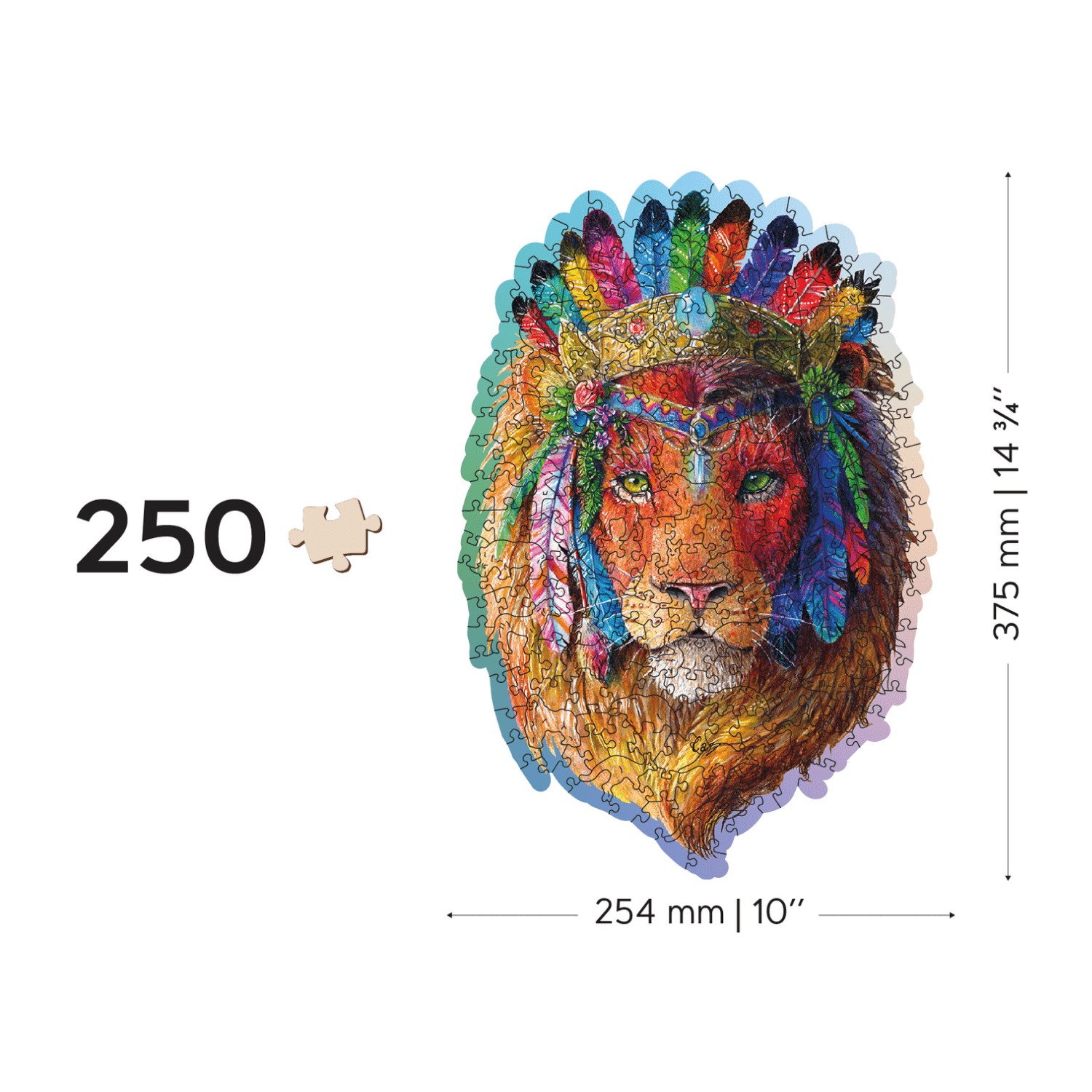 Mystic Lion Puzzle | Wooden Puzzle-WoodenCity--