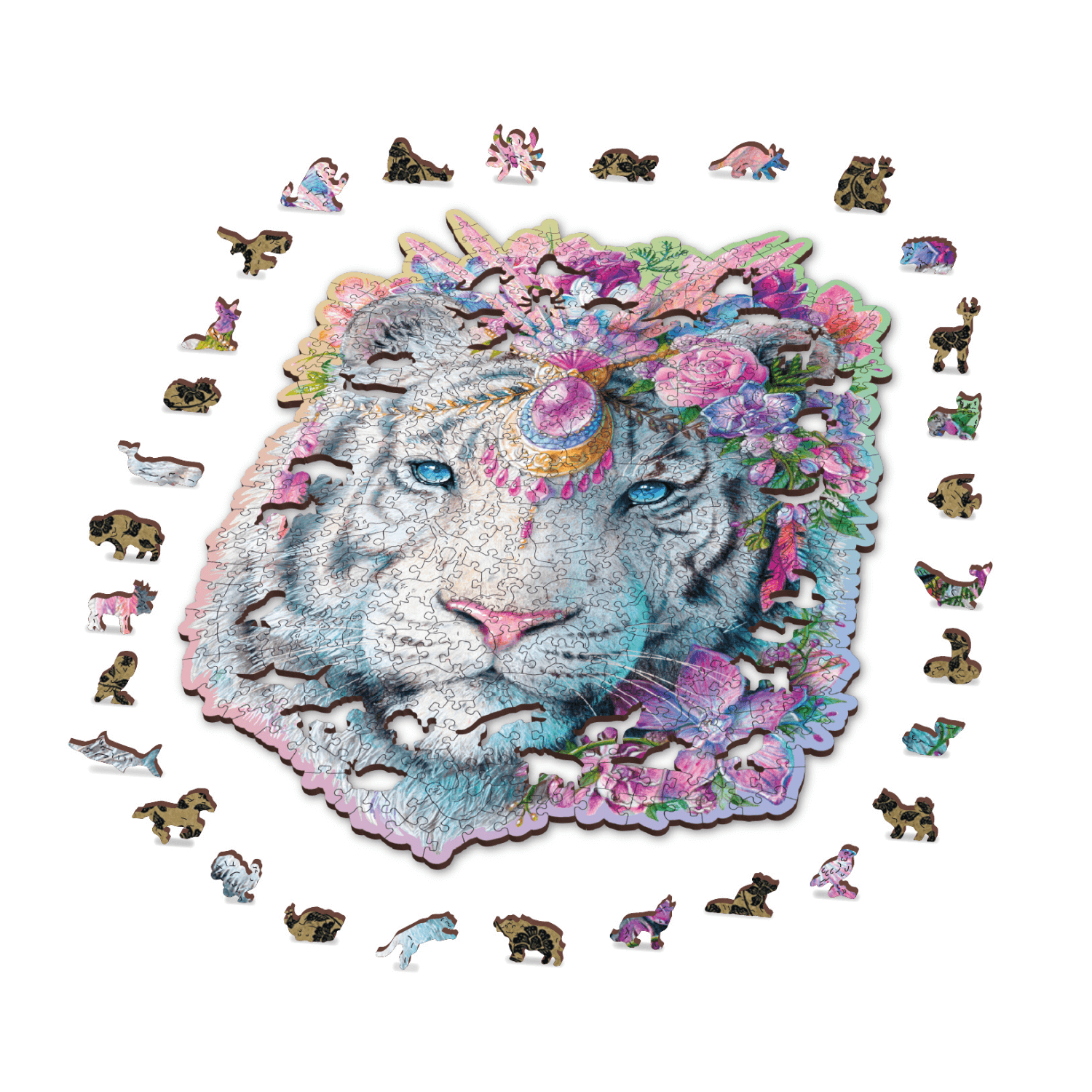 Mystic Tiger Puzzle | Wooden Puzzle WoodenCity