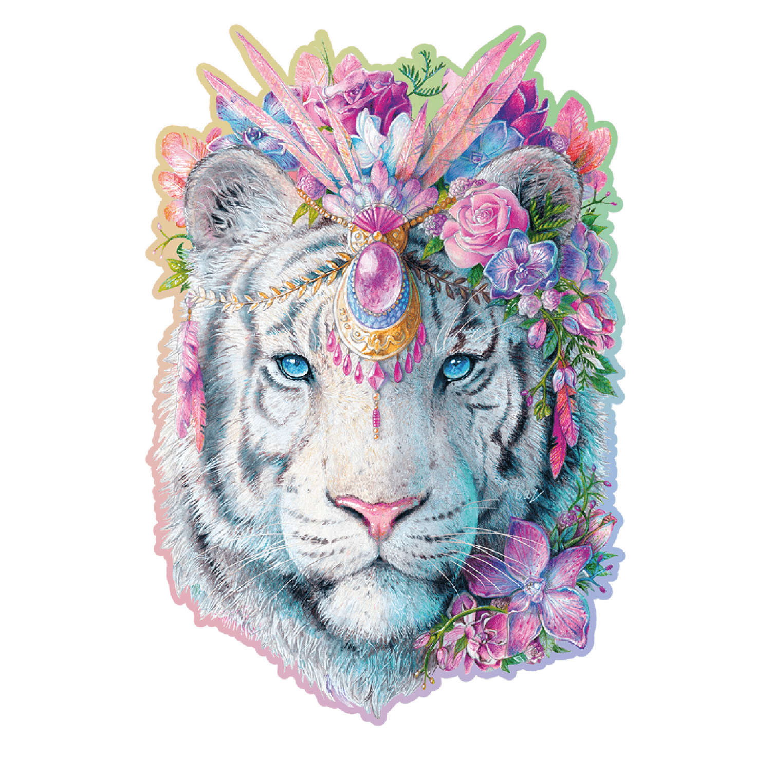 Mystic Tiger Puzzle | Wooden Puzzle WoodenCity